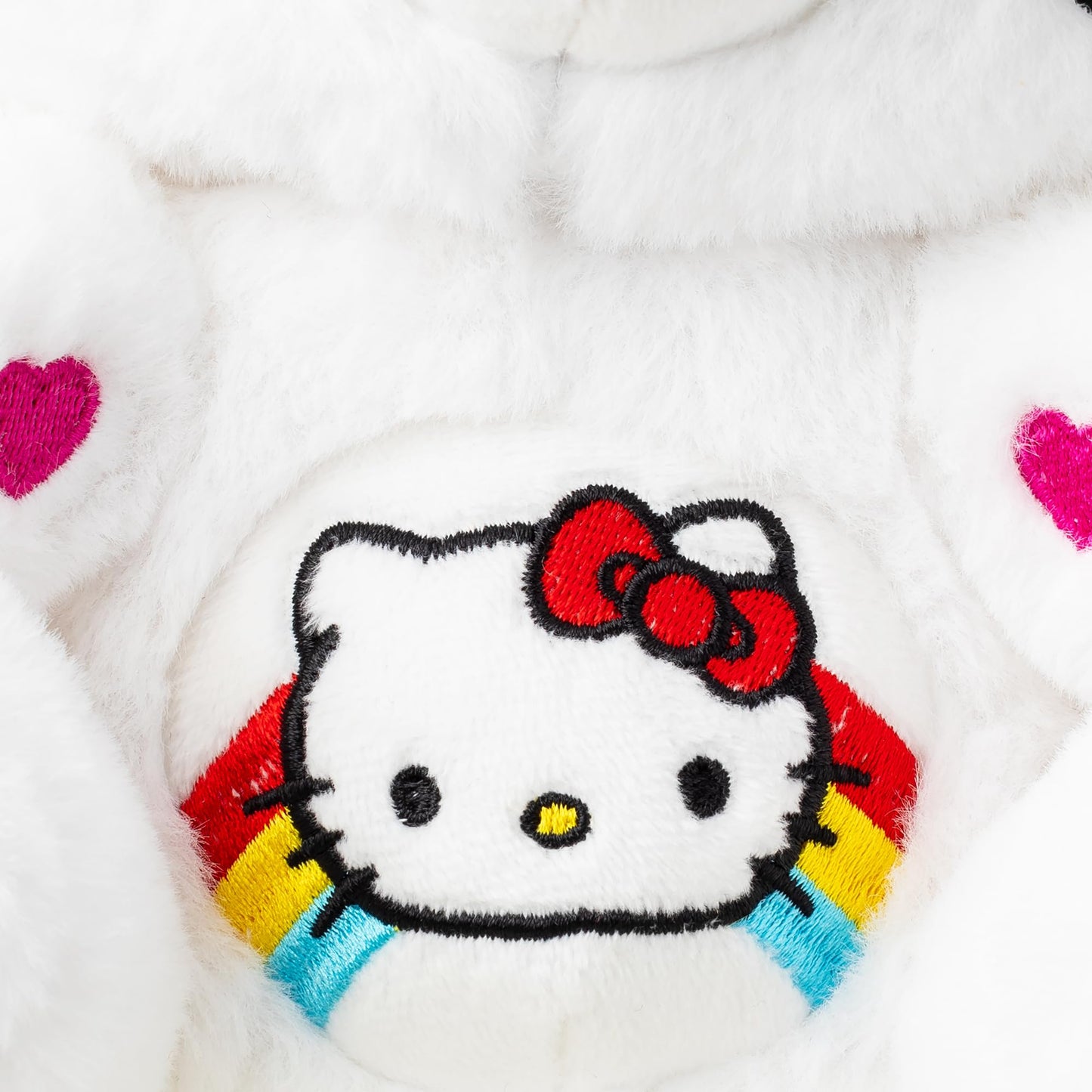 Care Bears Hello Kitty Loves Cheer Bear - Peluche Coleccionable de 10 Pulgadas, Paquete de 2 Unidades, Material Suave y abrazable