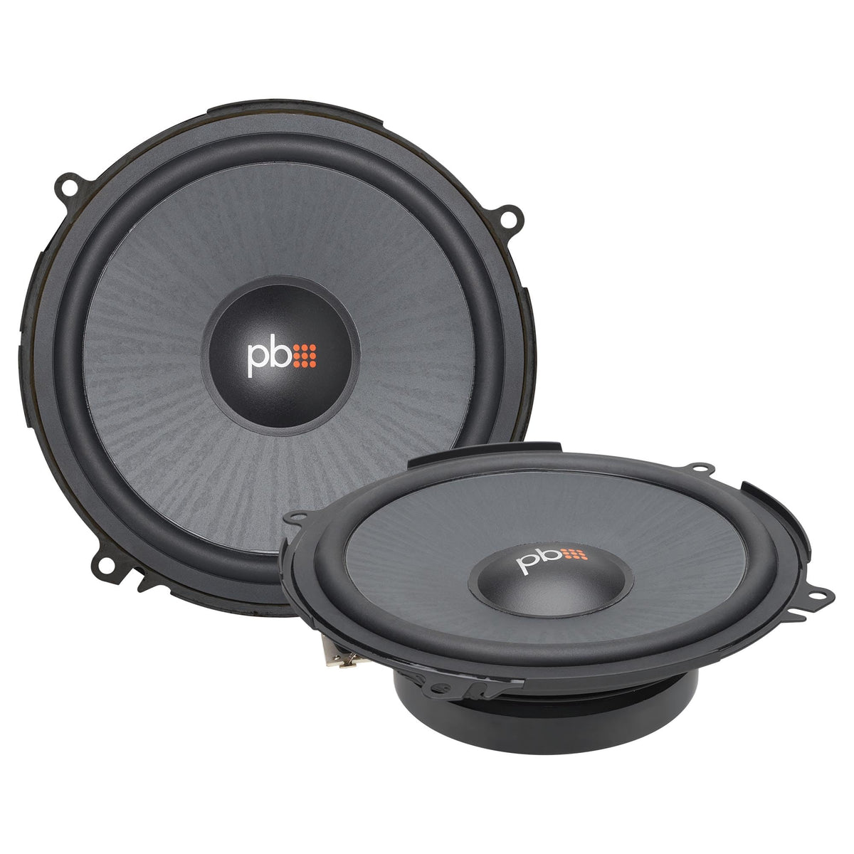 Controladores de Rango Medio PowerBass OE700-TY Negro Plug and Play para Toyota