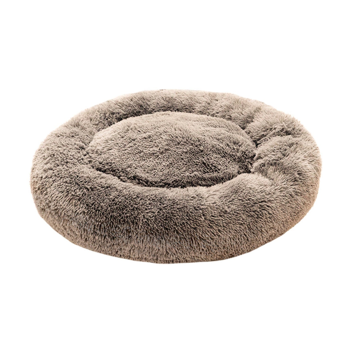 Cama Antiestrés para Mascotas Pet To Bed Light Brown Esponjosa y Afelpada Tamaño Small