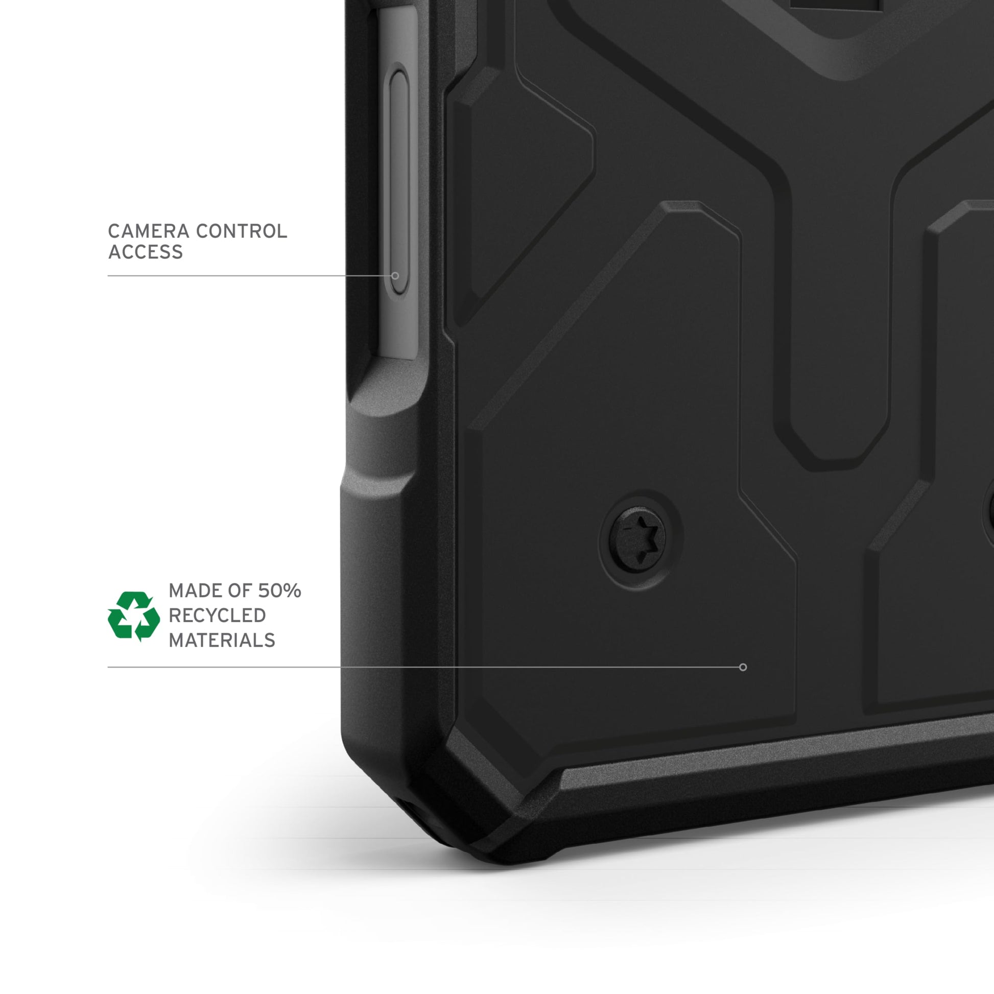 Funda Urban Armor Gear Negro Resistente Grado Militar Compatible MagSafe para iPhone 16 Pro MAX