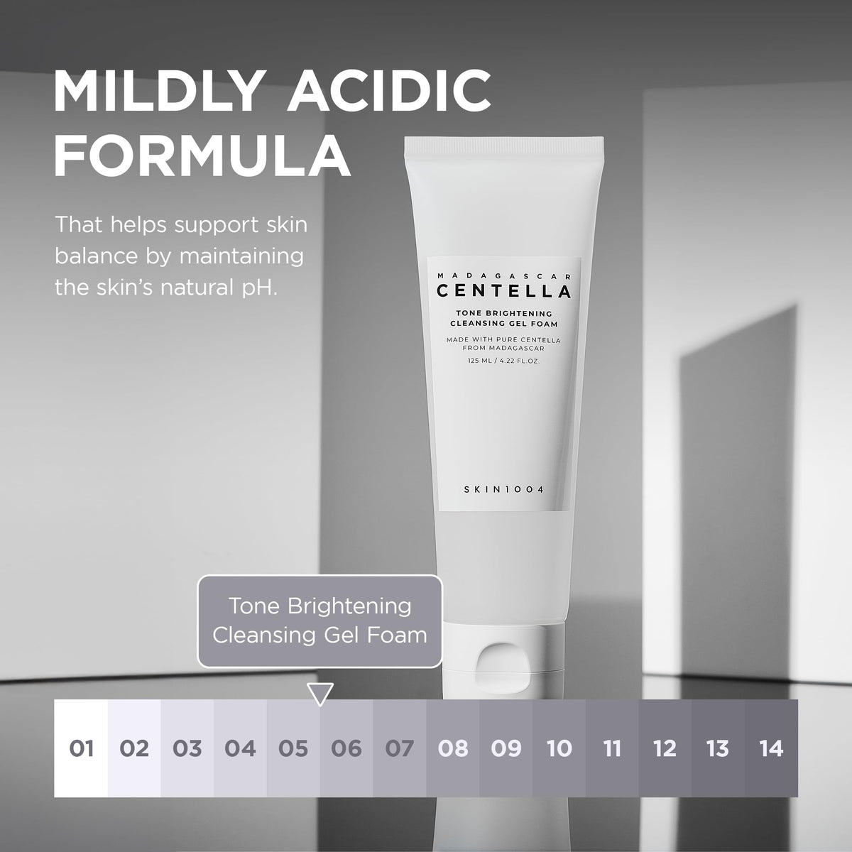SKIN1004 Madagascar Centella Tone Brightening Cleasing Gel Foam 125ml