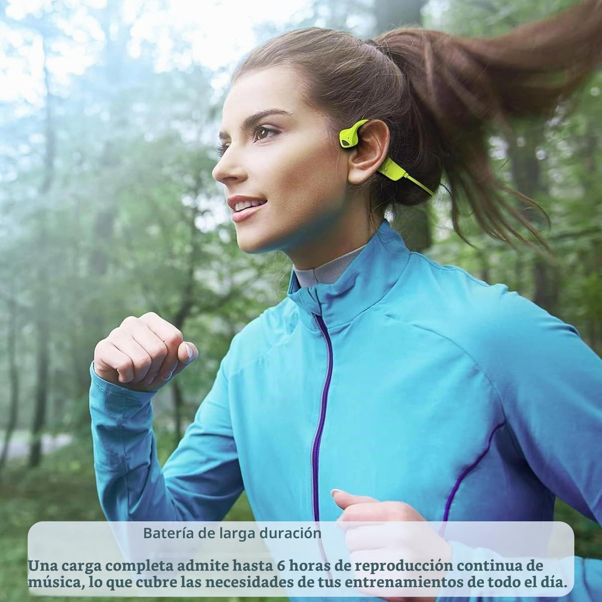 Auriculares Deportivos Bluetooth YouthWhisper Negro de Conducción Ósea Impermeables para Entrenamientos y Ciclismo