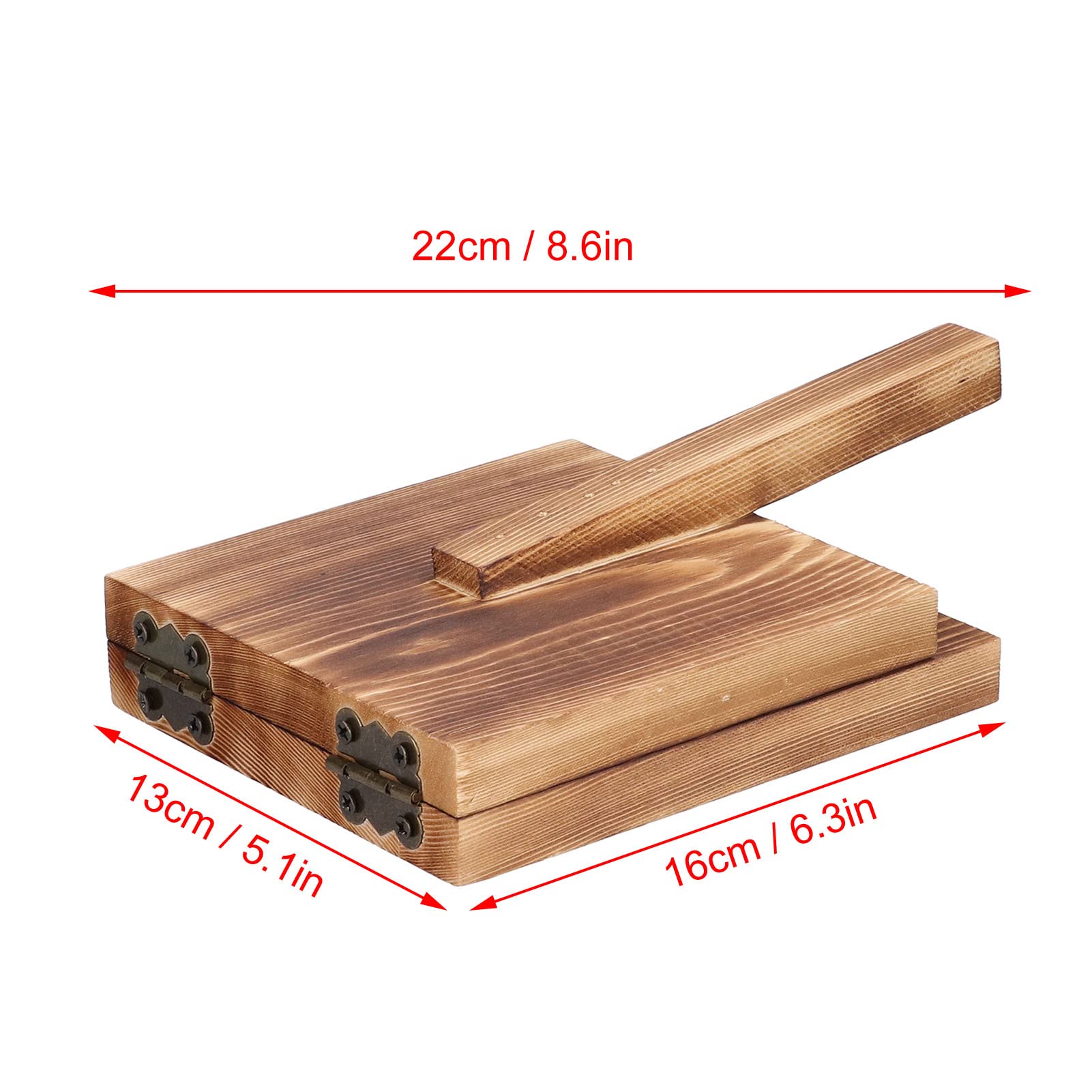 Prensa de Tortillas de Madera Log Wood para el Hogar