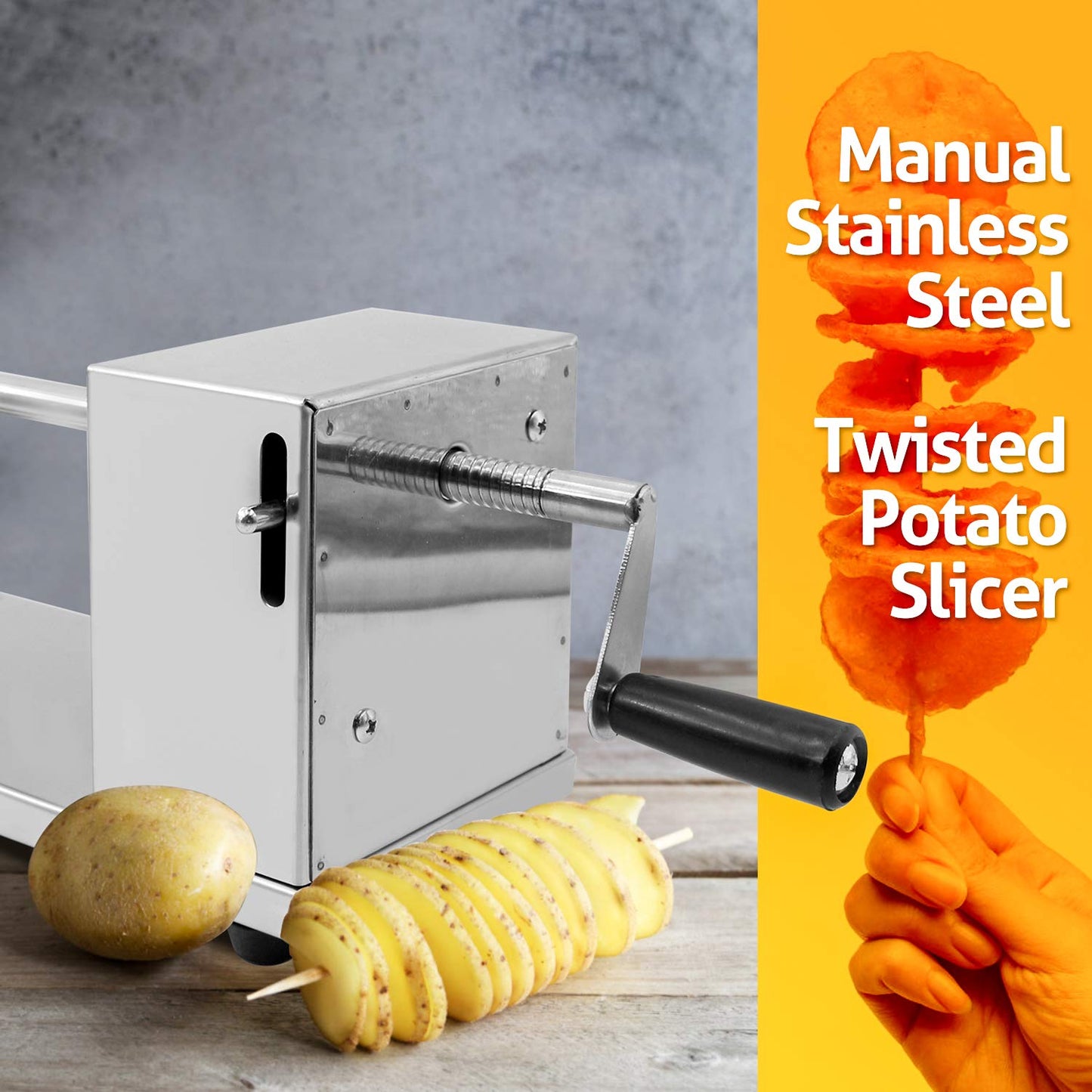Cortador de Patatas RioRand Acero Inoxidable Espiralizado