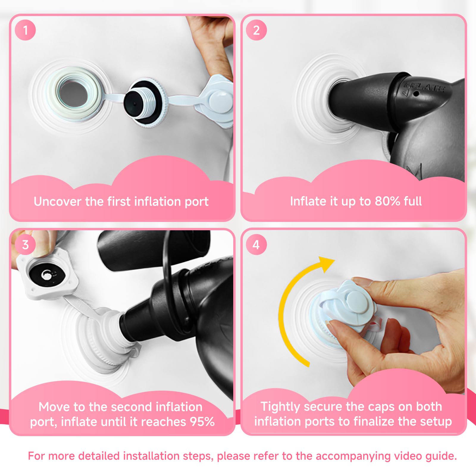 Piscina de Nacimiento Premium Malvavisco Multifuncional para Relajación y Natación