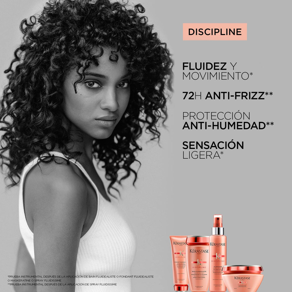 Shampoo Kérastase Anti-frizz Bain Fluidealiste Sin Sulfatos Discipline | 250ml
