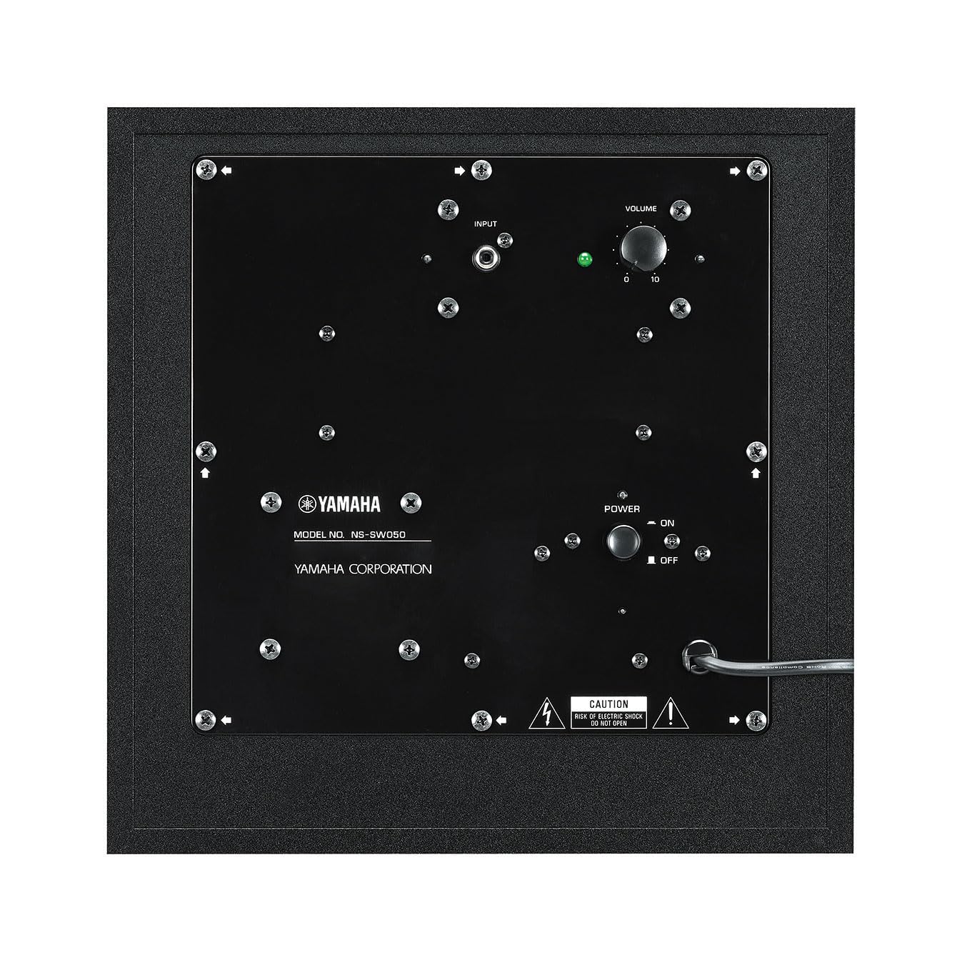 Yamaha NS-SW050 50W Negro - Subwoofer (50 W, 28 - 200 Hz, 100 W, 5 Ohmio, 20 cm, 20.3 cm (8"))