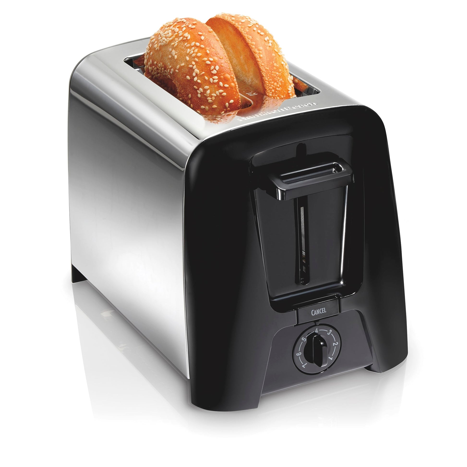 Hamilton Beach 22614Z Tostador, color Negro con Plata