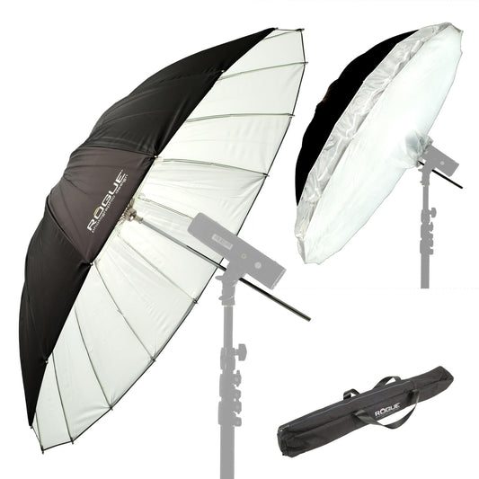 Paraguas Rogue (96,5 cm, blanco suave con difusor)