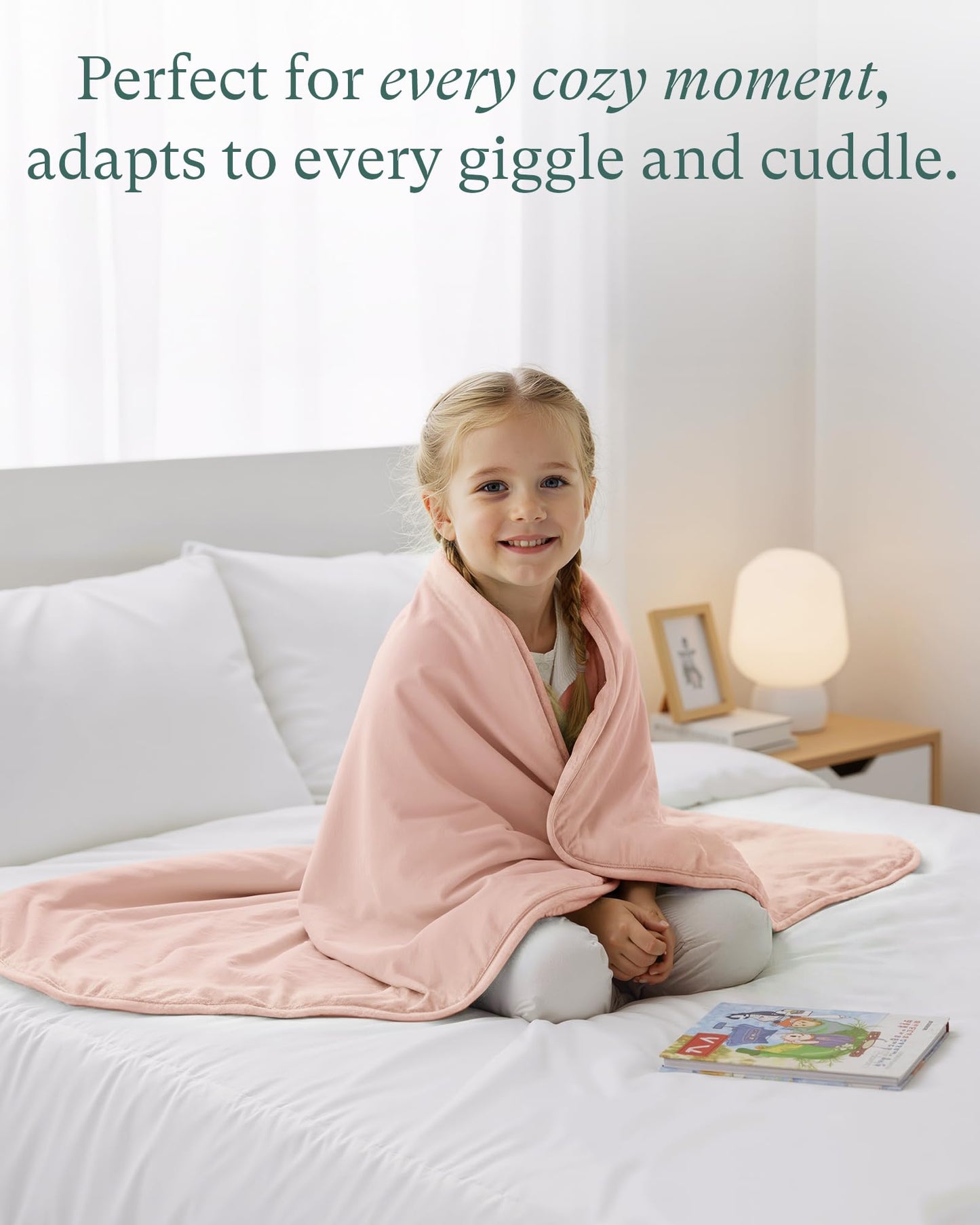 PurComfy Edredón Supersuave para Niños Pequeños, Manta de Cuna de Viscosa de Bambú Premium, Edredón de Cuna Transpirable de 1.0 Tog para Todas las Estaciones, 39" × 55"