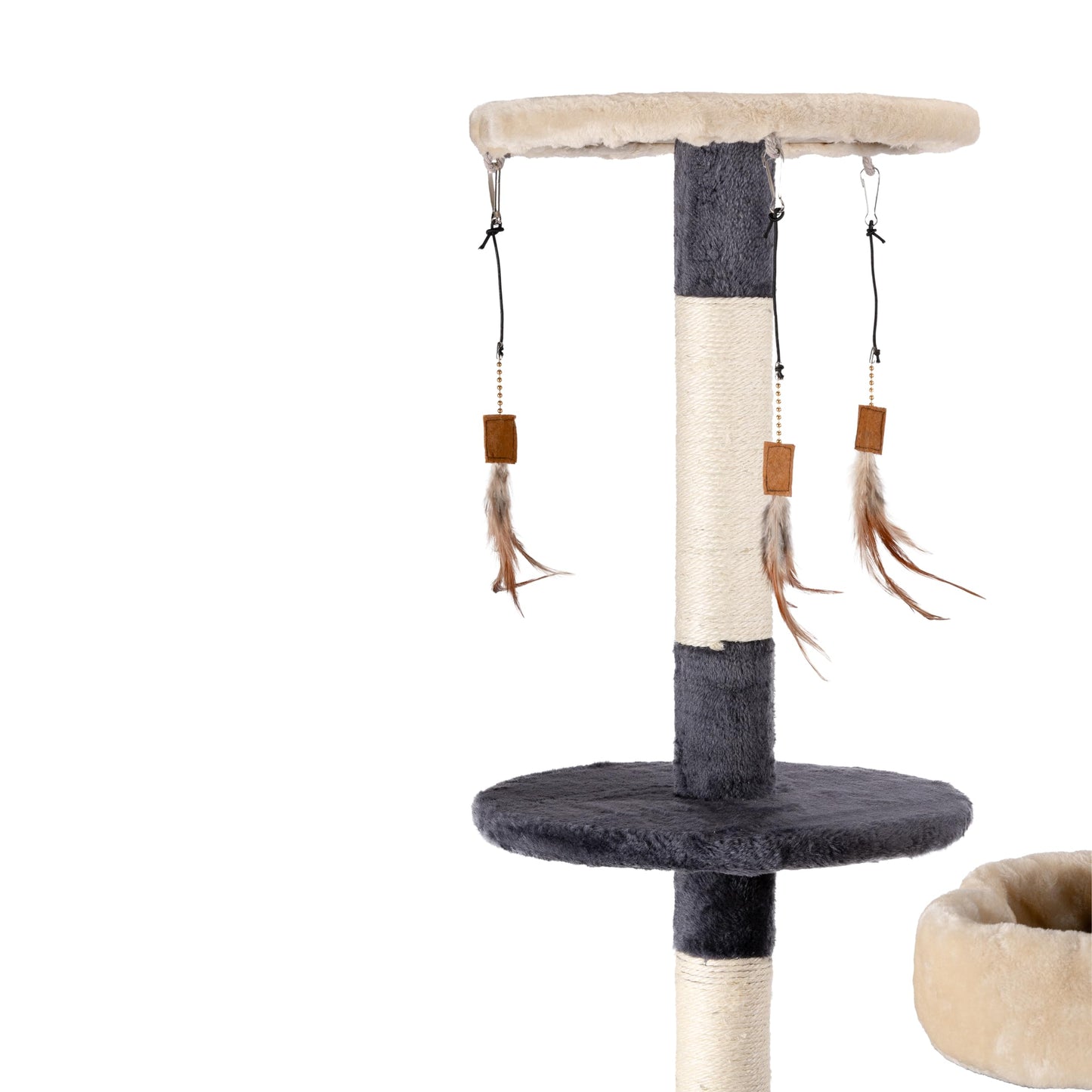 Fancy Pets Mueble/Rascador para Gato Tripoli de 143 Centímetros de Altura