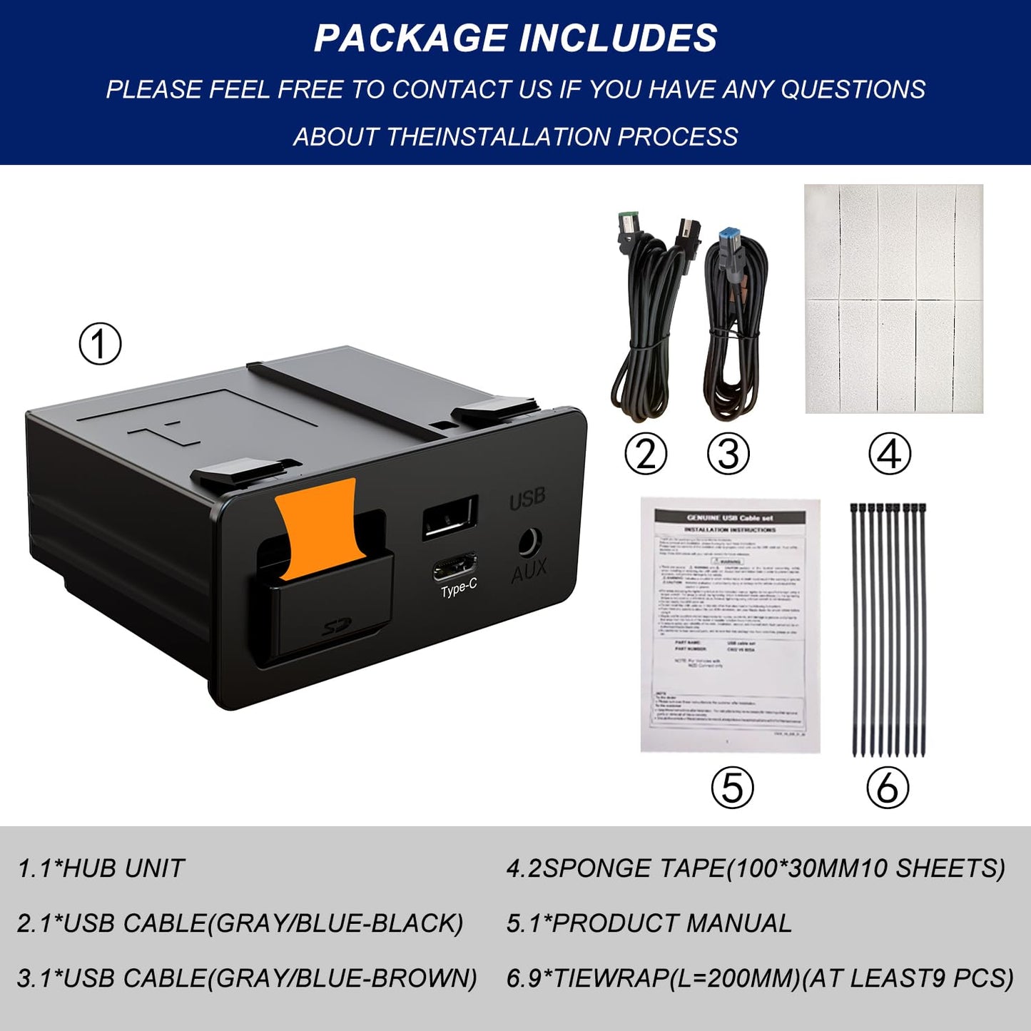Kit de Reequipamiento Inalámbrico Carplay Mazda Tipo-C Compatible 2014-2019