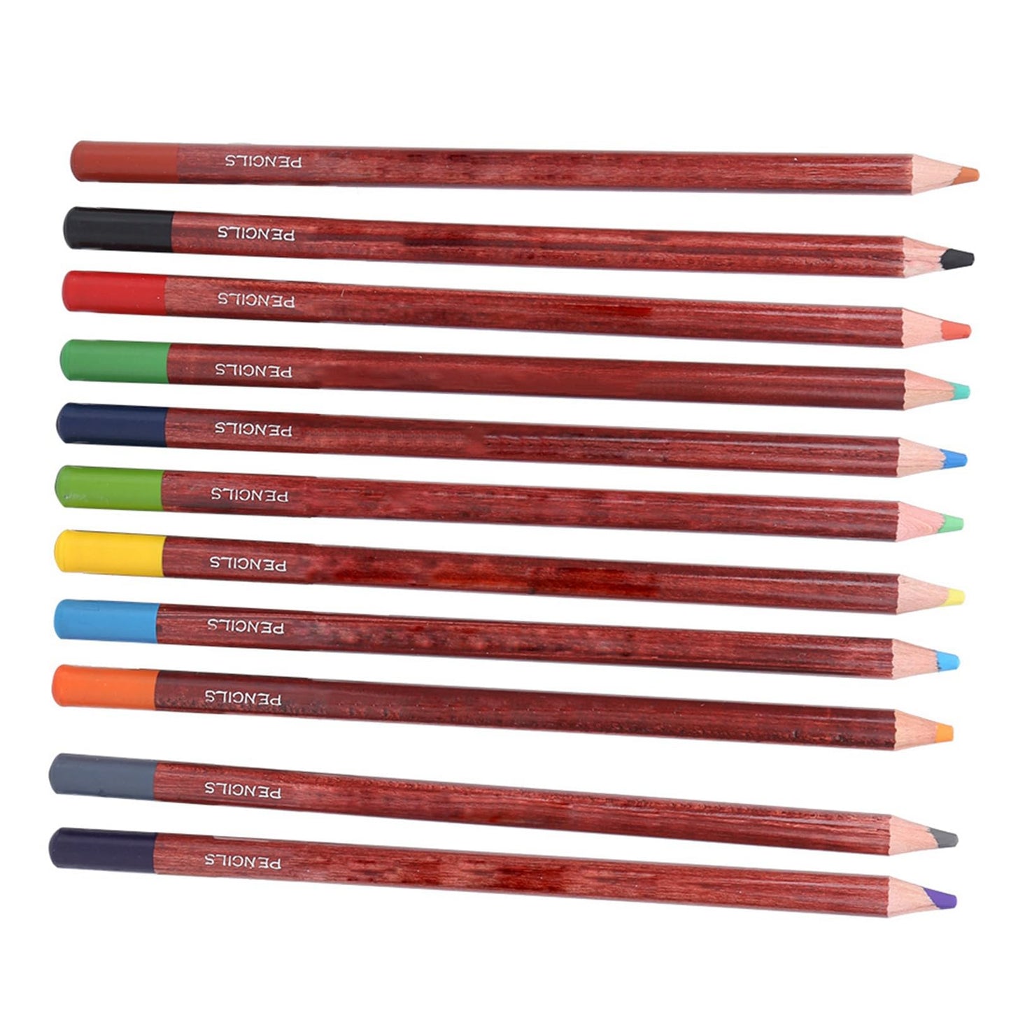 Jeanoko - Juego de 12 lápices de colores pastel, herramientas de pintura, lápices de boceto, (lápiz de tóner para paisaje)