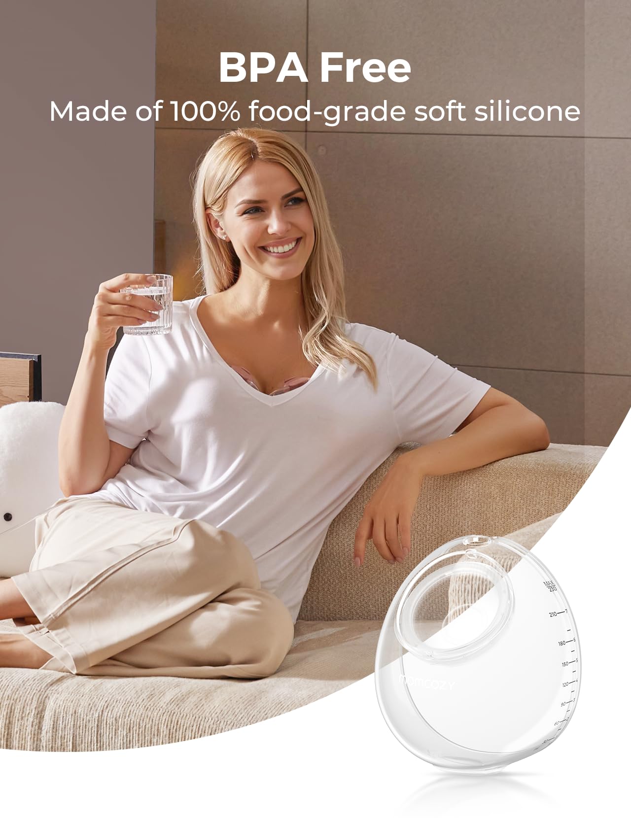 Momcozy Recolector de Leche Original para V1 Pro/V2 Pro, Solo Recolector de Leche, 1 Pieza