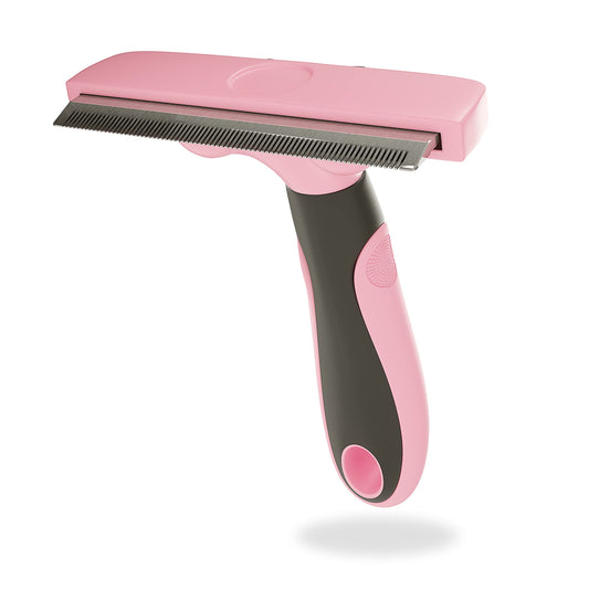 Deslanador MASCRETTA Rosa con Firme Agarre para Perro y Gato