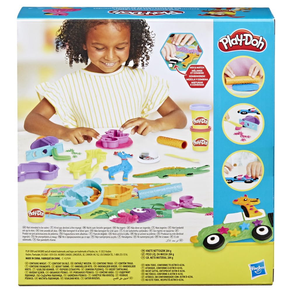 Set de Animales Coloridos Play Doh para Niños y Niñas