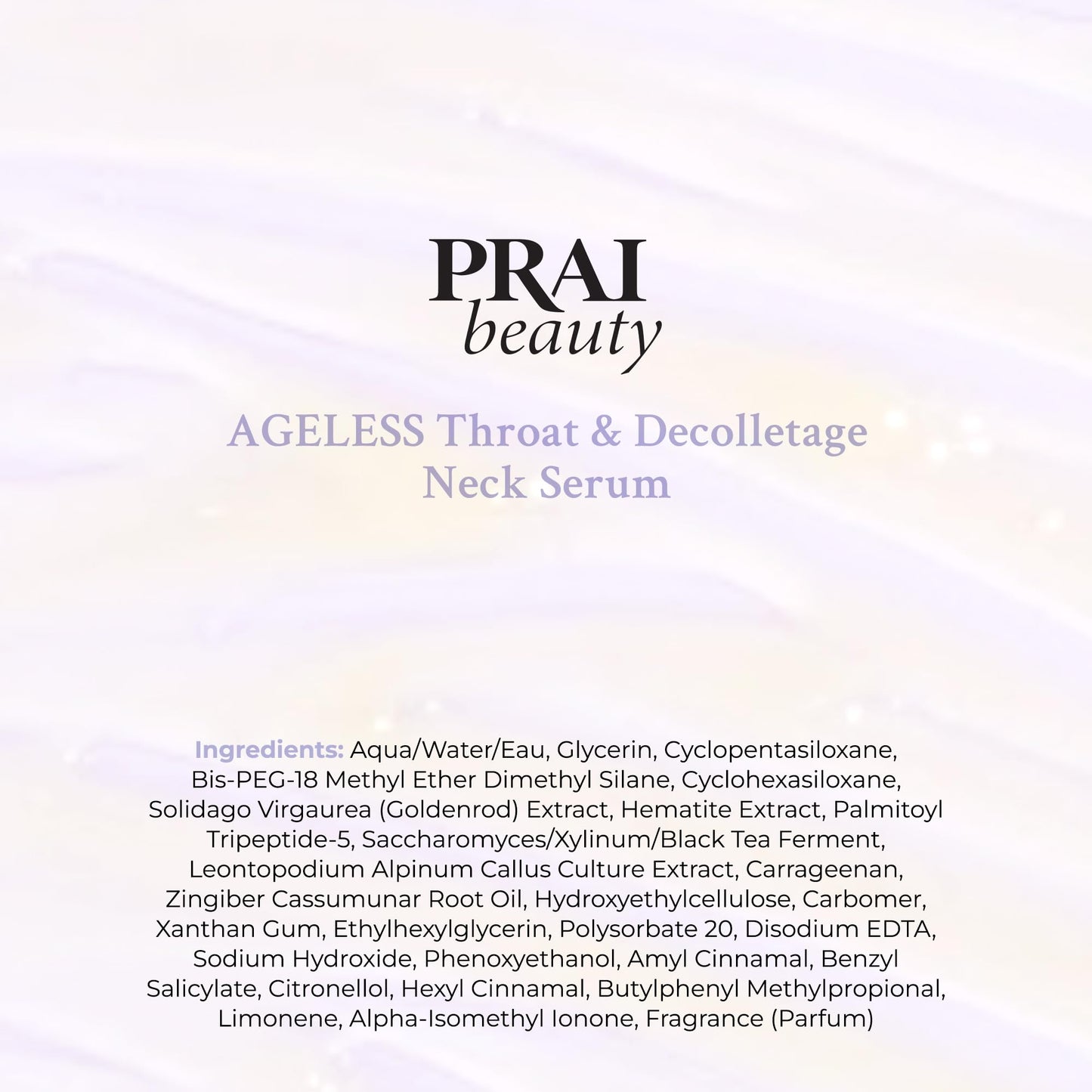 PRAI AGELESS Throat & Decolletage Serum ~ 4 oz by Prai Beauty