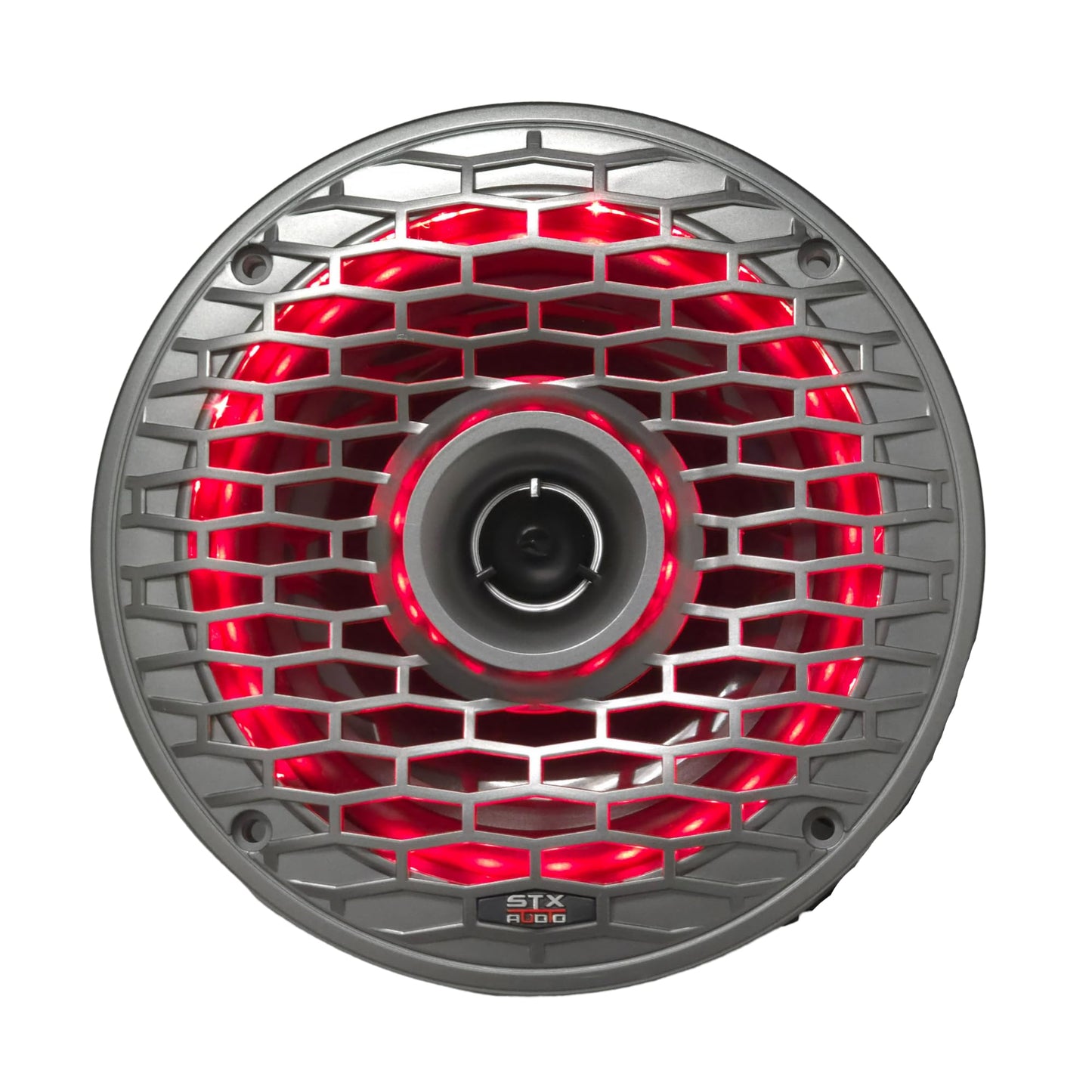 STX Audio MX65.2G Altavoces coaxiales marinos LED RGB de 2 vías de 6.5 pulgadas, 350 W máximo, 4 ohmios, resistentes al agua con control remoto para iluminación RGB (2 altavoces)