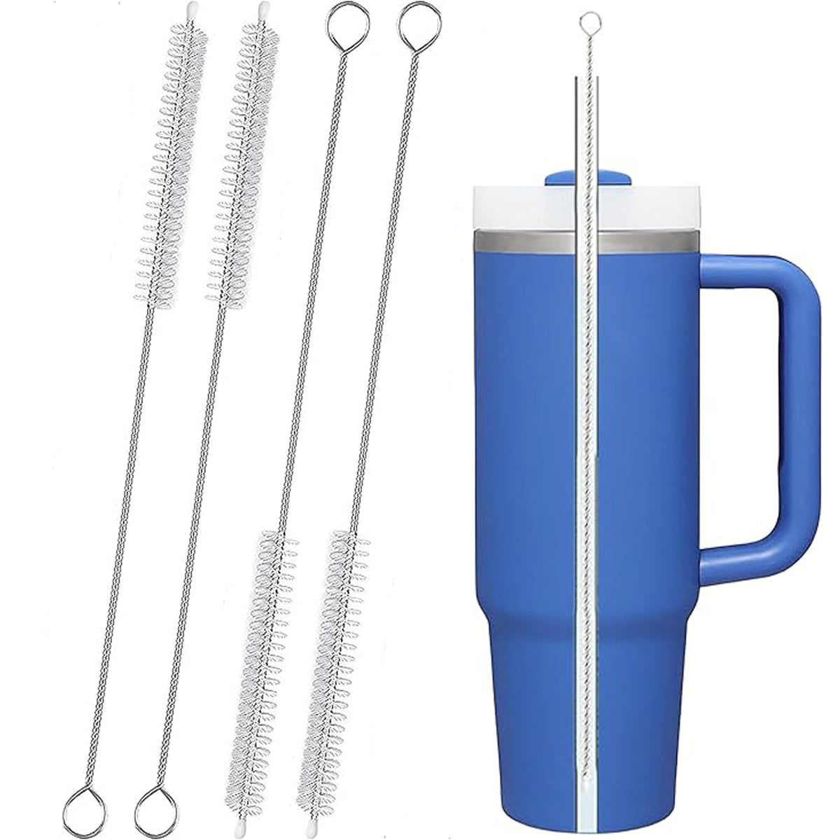 CIDYAUST - cepillo para polvo limpiador de pajitas para vaso Stanley, cepillo para polvo de paja de 10 pulgadas para tazas Stanley de 40 onzas, 30 onzas, 20 onzas, limpiador de pajitas Stanley para