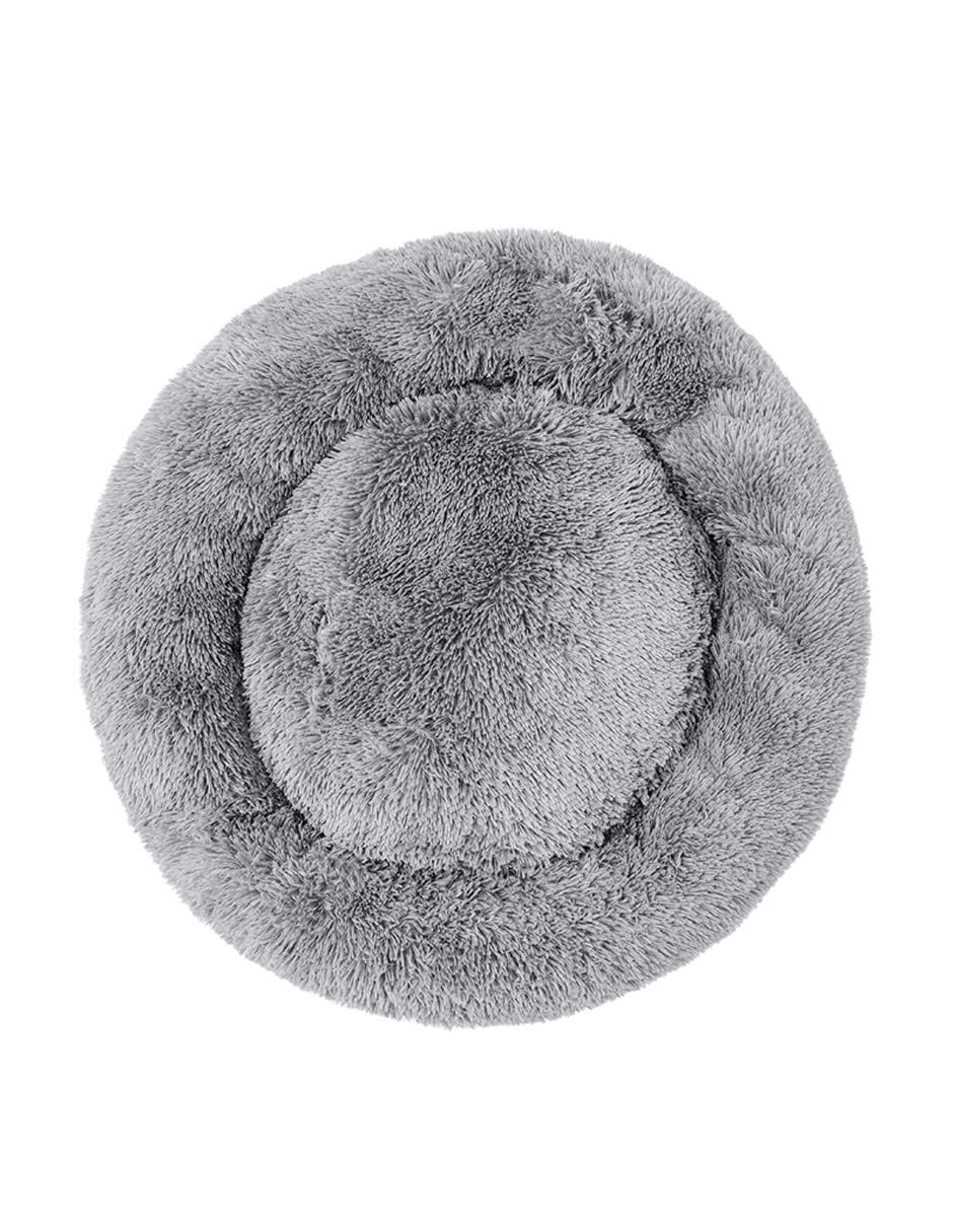 Cama para Mascotas PET TO BED Gris Claro Esponjosa Antiestrés Tamaño Grande