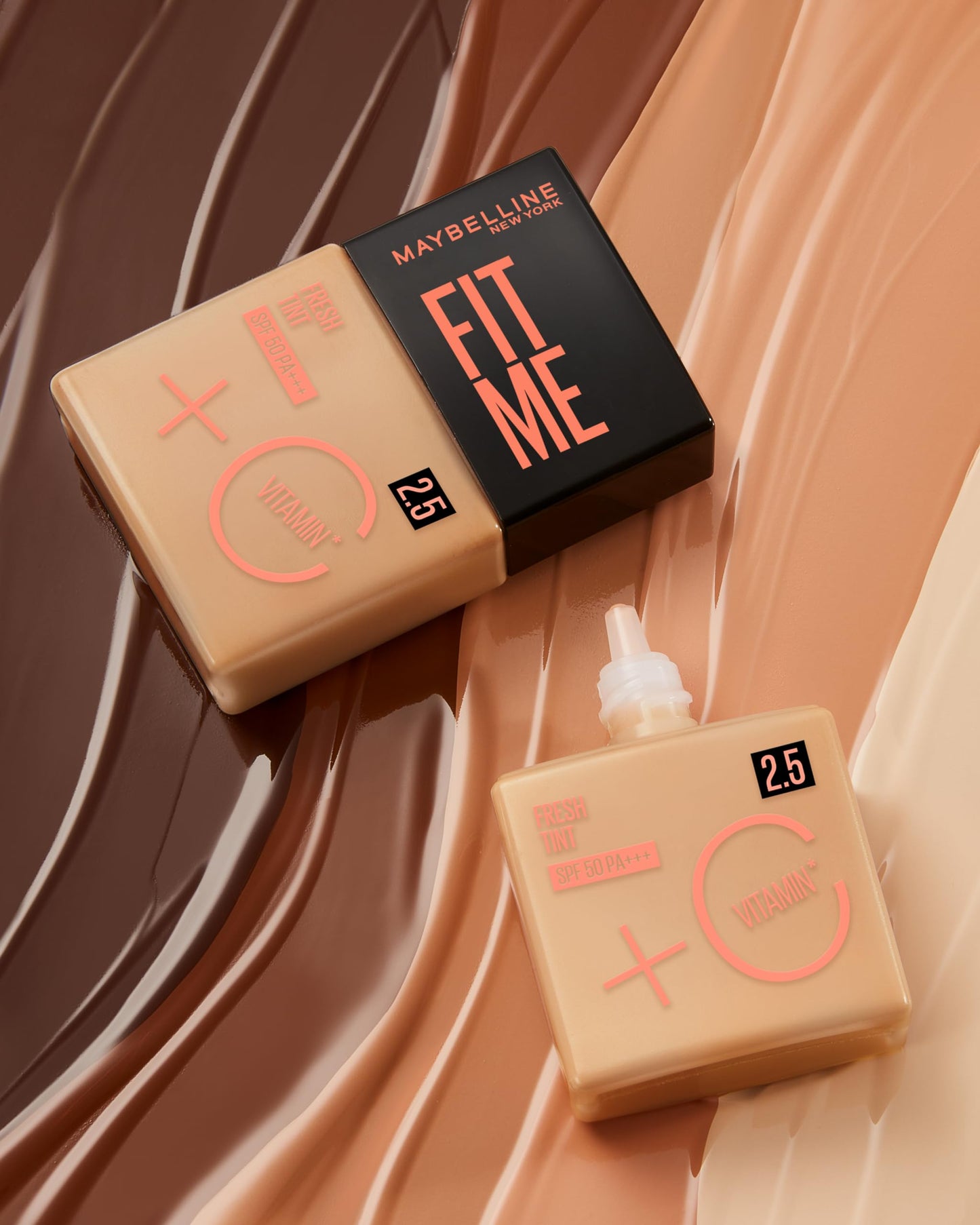 Base de maquillaje Fit Me Fresh Tint, 06 Maybelline NY