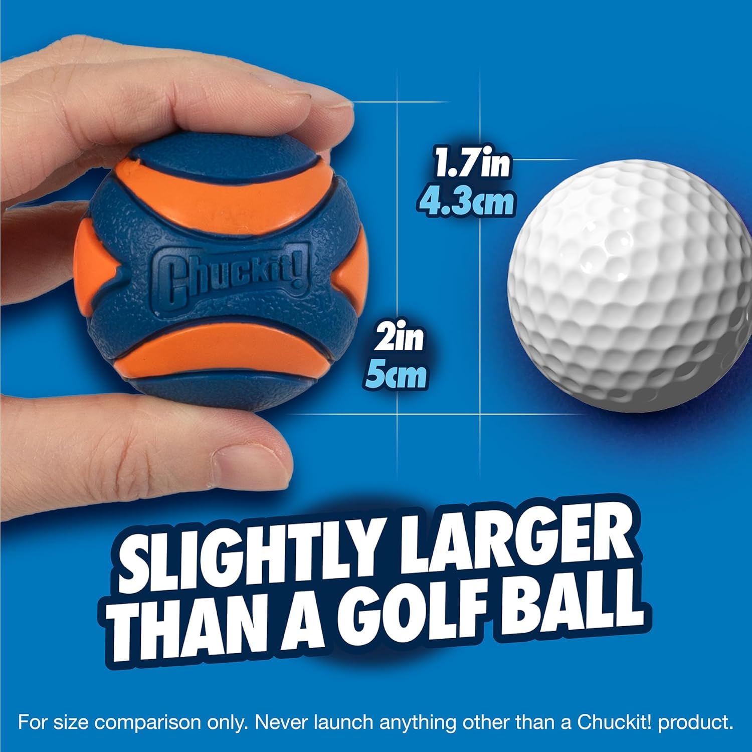 Chuckit! Fetch Ball Medley Trio, pequeño, Paquete de 3