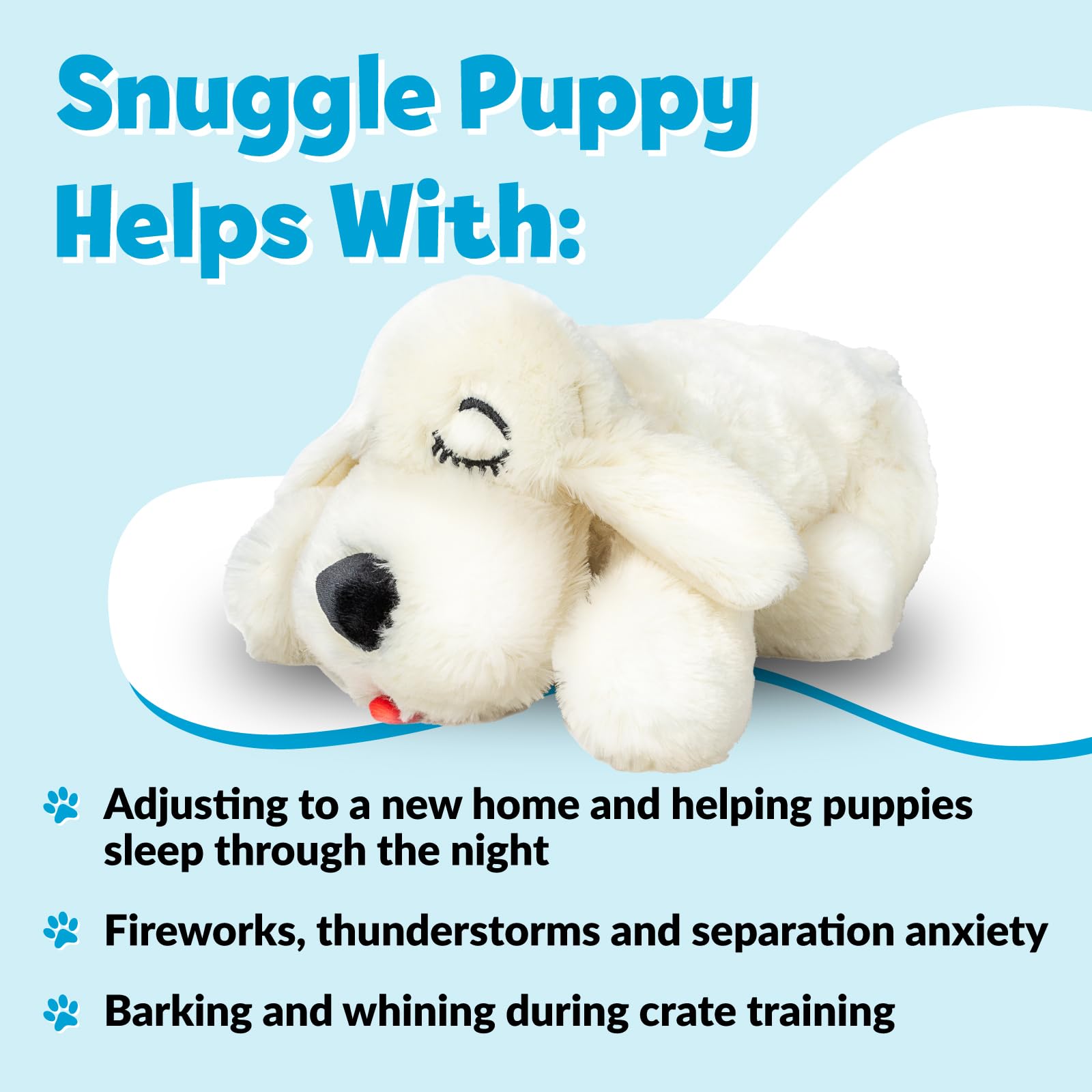 Juguete Comportamental Smart Pet Love Snuggle Puppy Dorado