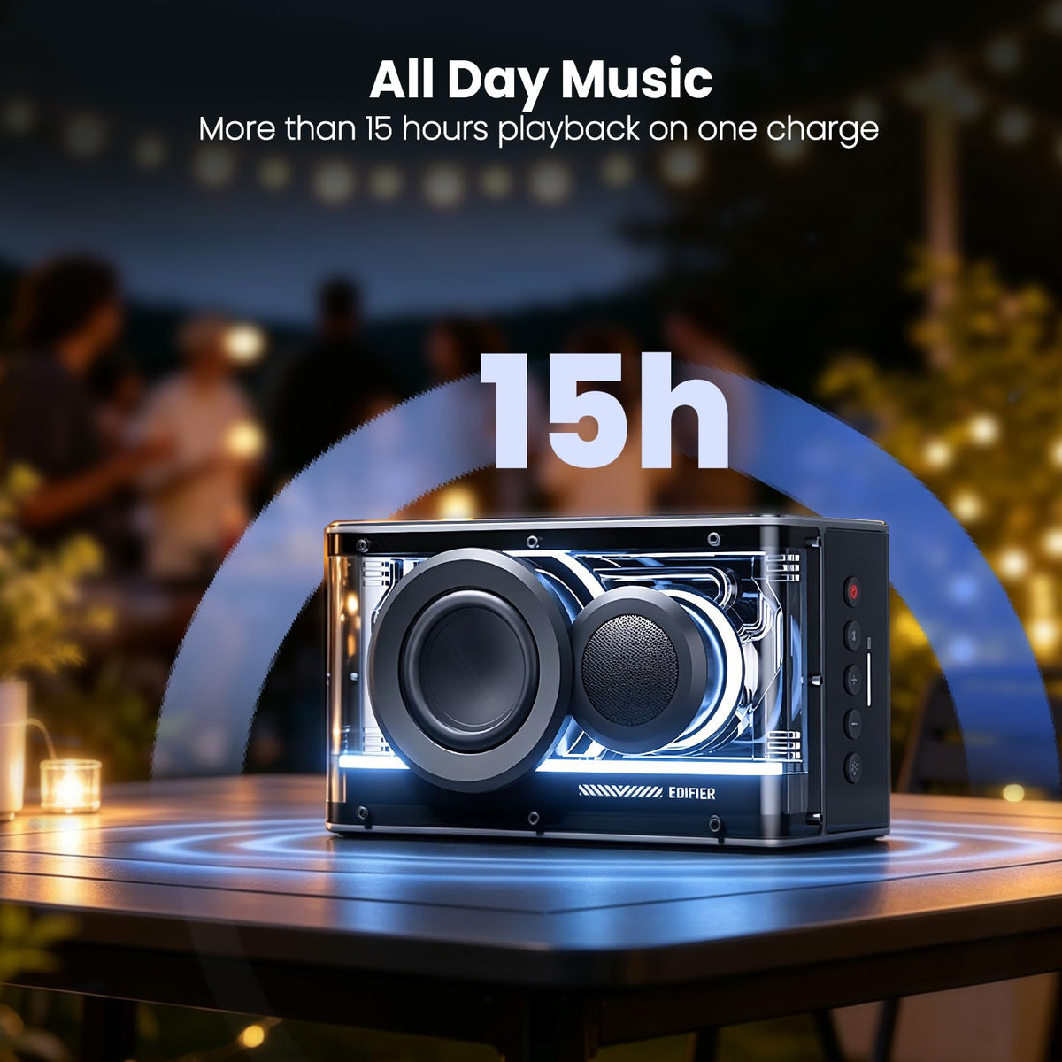 Altavoz Bluetooth Edifier Negro Inalámbrico RGB 25 W
