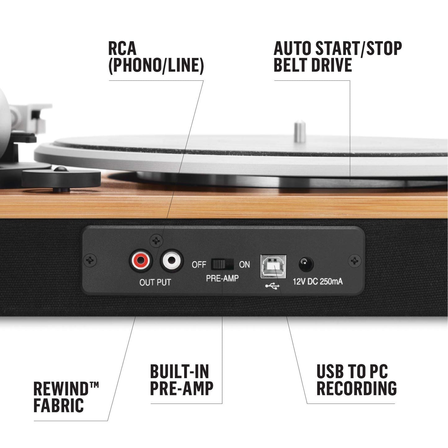 House of Marley Stir IT UP Wireless Turntable