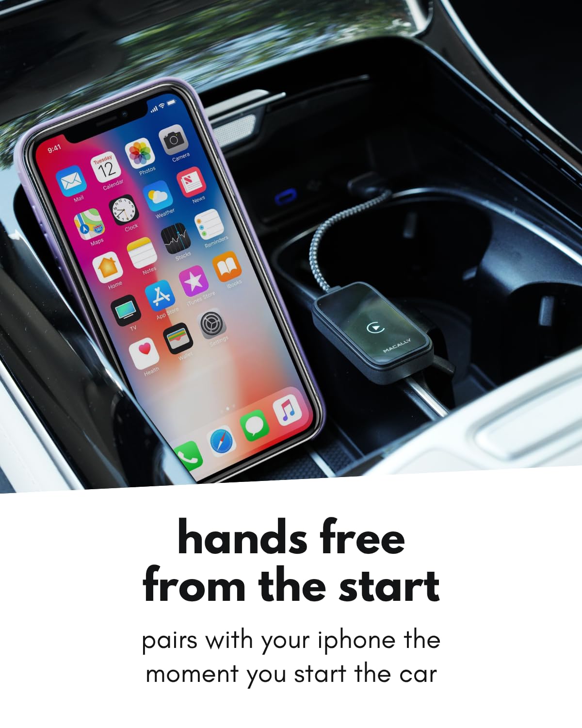 Adaptador Inalámbrico Apple CarPlay iPhone USB C y A para Coches 2017 o Más Nuevos