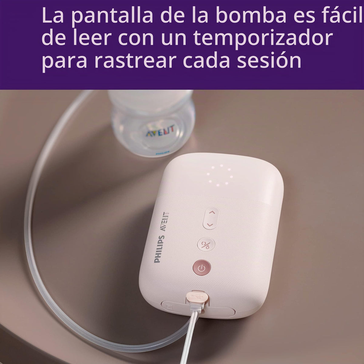 Philips Avent SCF391/62 - Extractor de leche eléctrico único avanzado con tecnología de movimiento natural
