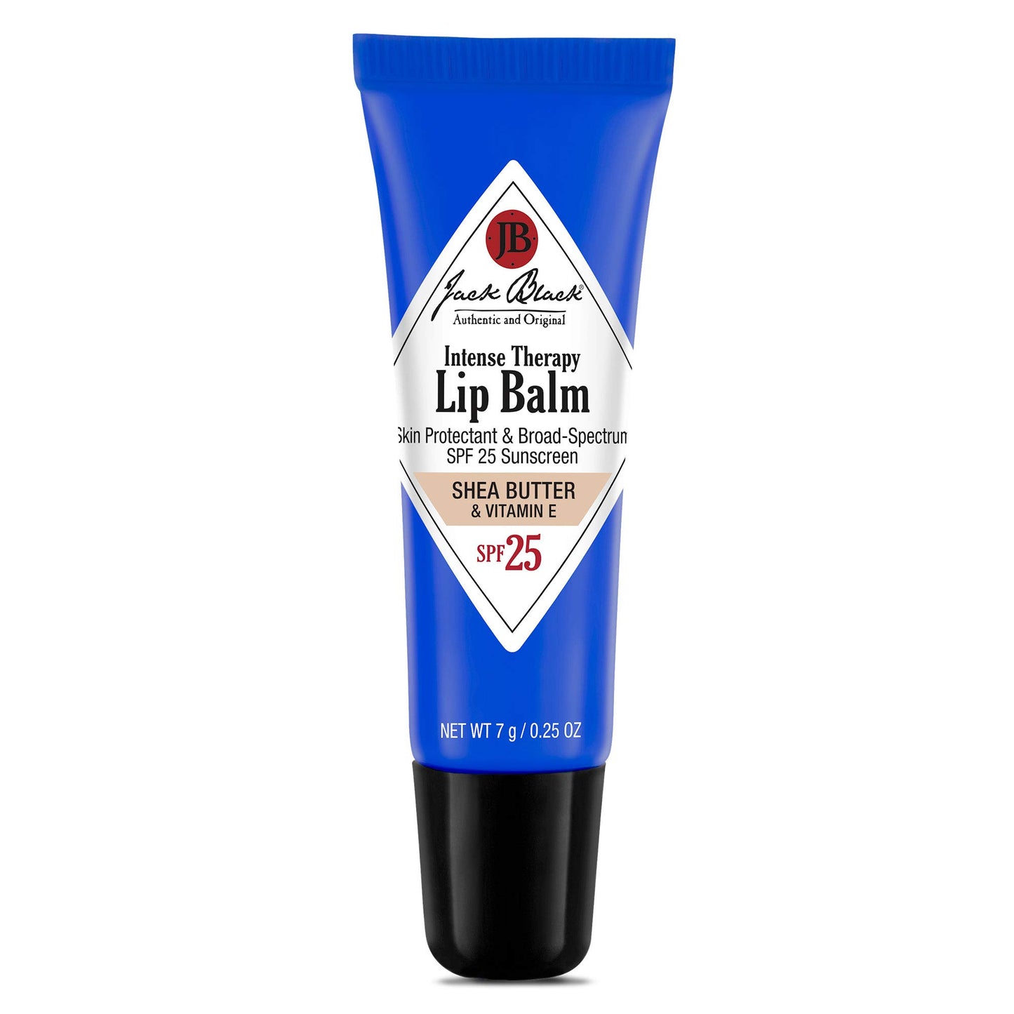 JACK BLACK - Bálsamo labial terapia intensiva SPF 25 - Antioxidantes de té verde, tratamiento de larga duración, protección UVA y UVB de amplio espectro, 0.25oz lip balm