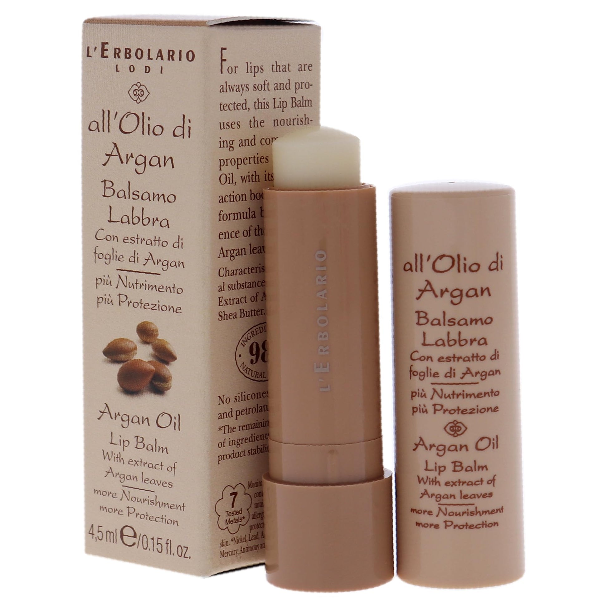 Olio di Argan (Argan Oil) Lip Balm by L'Erbolario Lodi by L'Erbolario Lodi