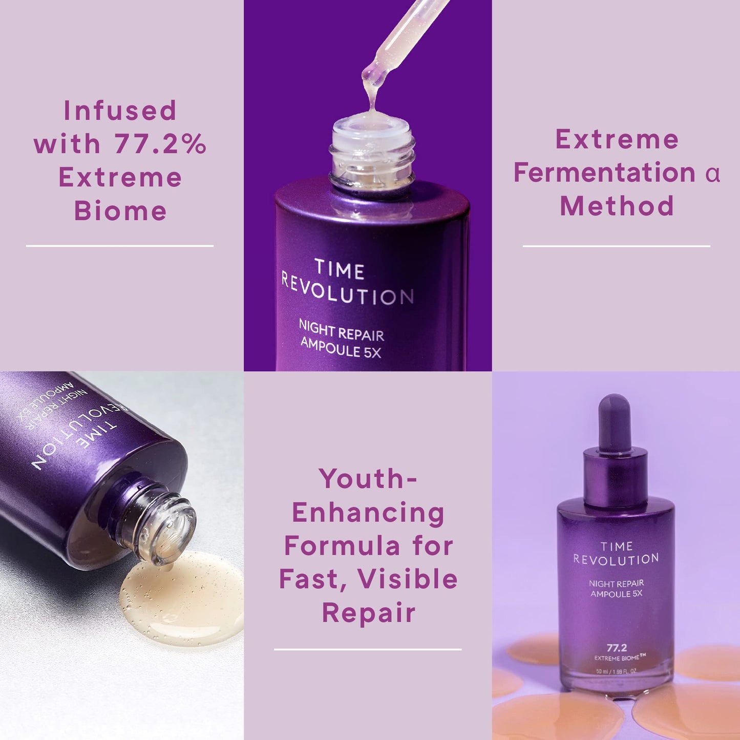 Missha - Time Revolution Night Repair Ampoule 5x '50ml'