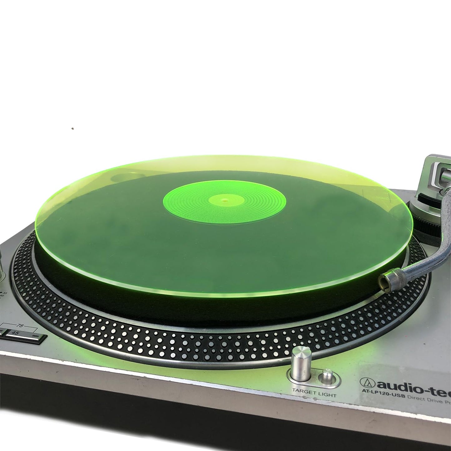 Slipmat Acrílico Mobile Pro Shop Verde Lit 2.7mm para Tocadiscos de Vinilo