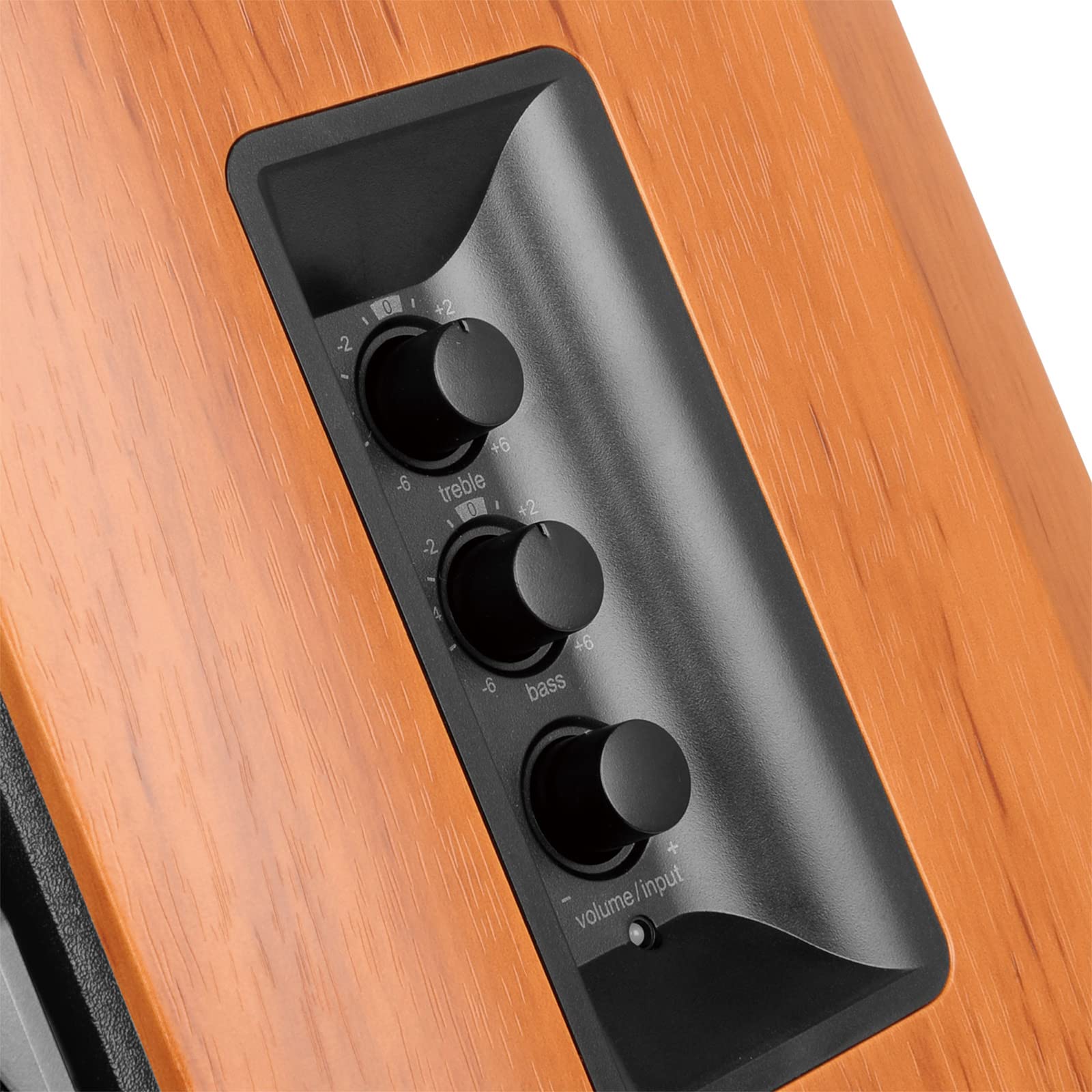 Altavoces de Estantería Edifier Grano de Madera Bluetooth Activos 2.0 42W RMS