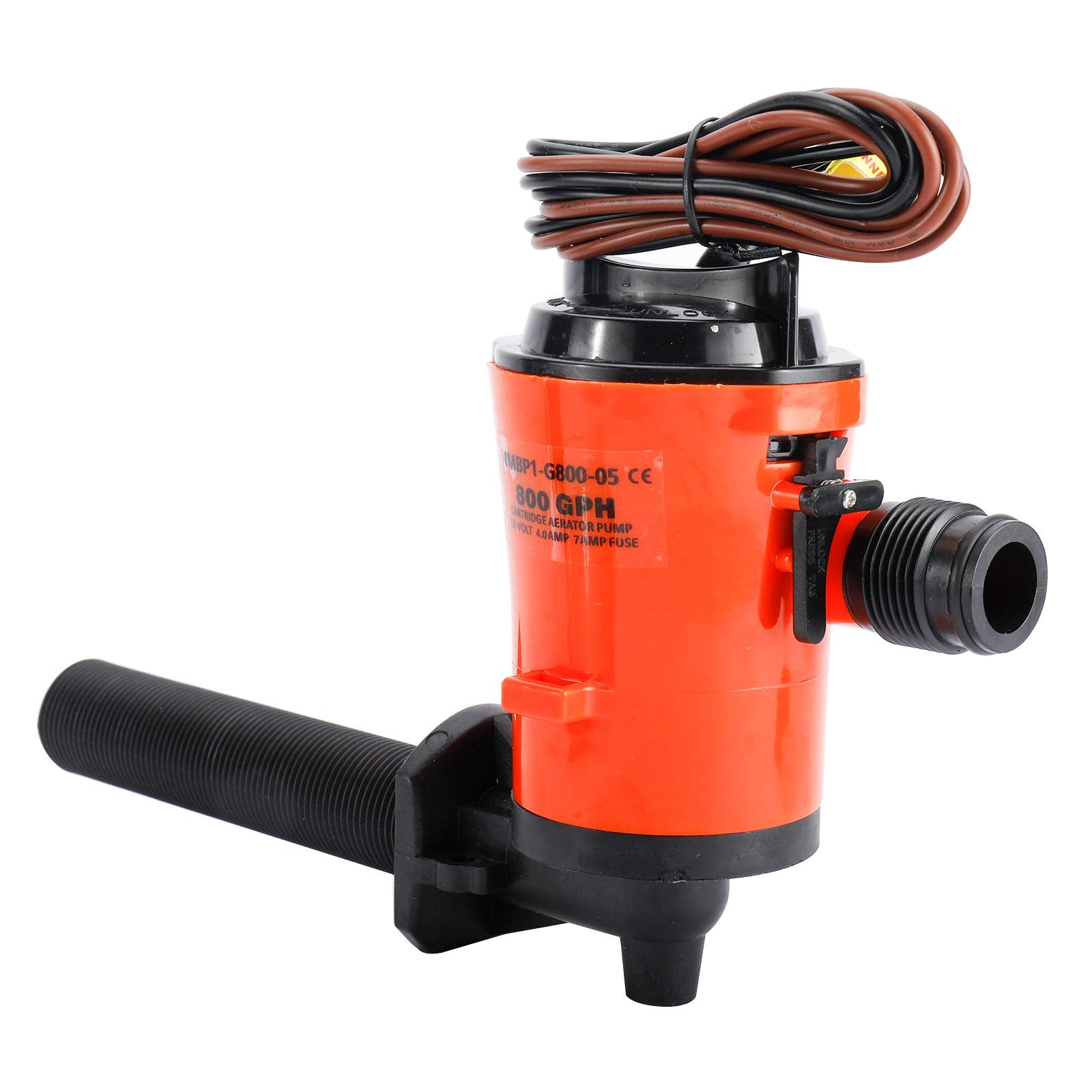 YaeMarine Livewell Baitwell - Bombas de anzuelo vivo para tanque de anzuelo en vivo, bomba sumergible de cartucho para barco