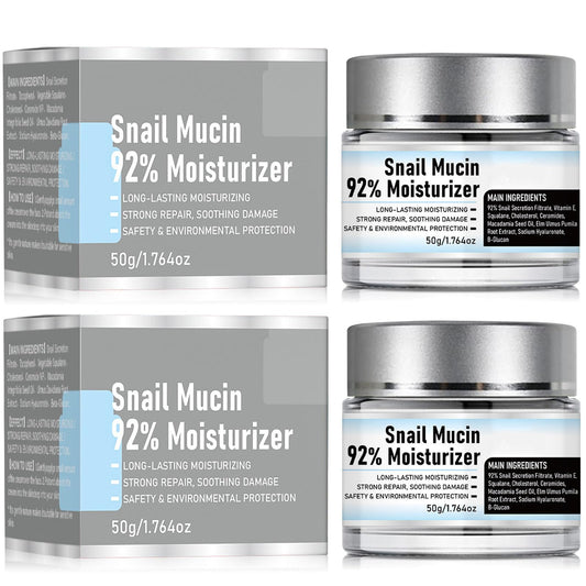 Snail Mucin 92% Moisturizer, Snail Mucin Cream Daily Repair Face Gel Cream for Dry Skin, Snail Mucin Moisturizer Face Cream,Snail Cream for Face Moisturizer (2)