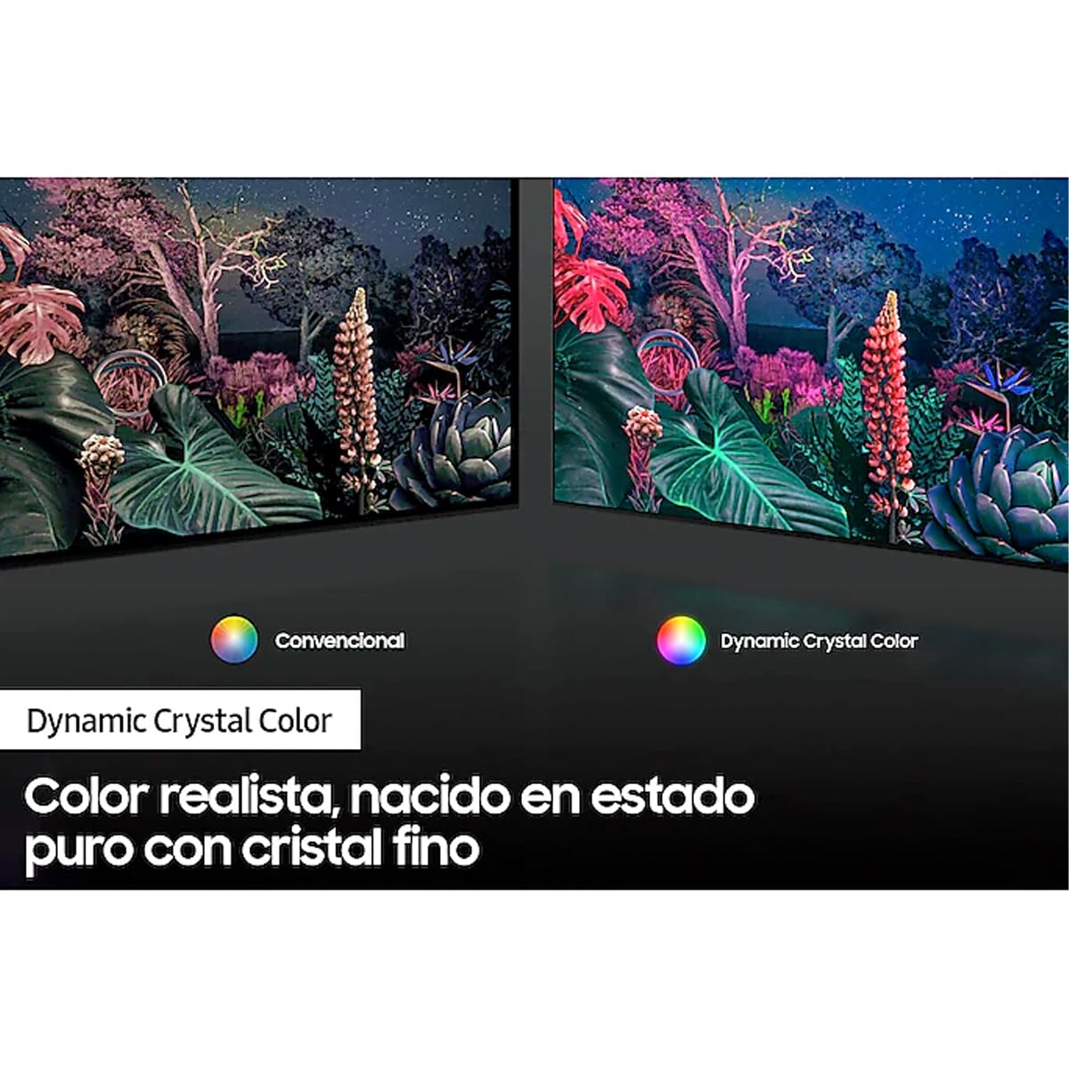 Samsung U8000F Series 50" Crystal UHD 4K Smart TV con Tizen OS y Voice Assistant Integrado (2025) UN50U8000FDXZA (Reacondicionada)