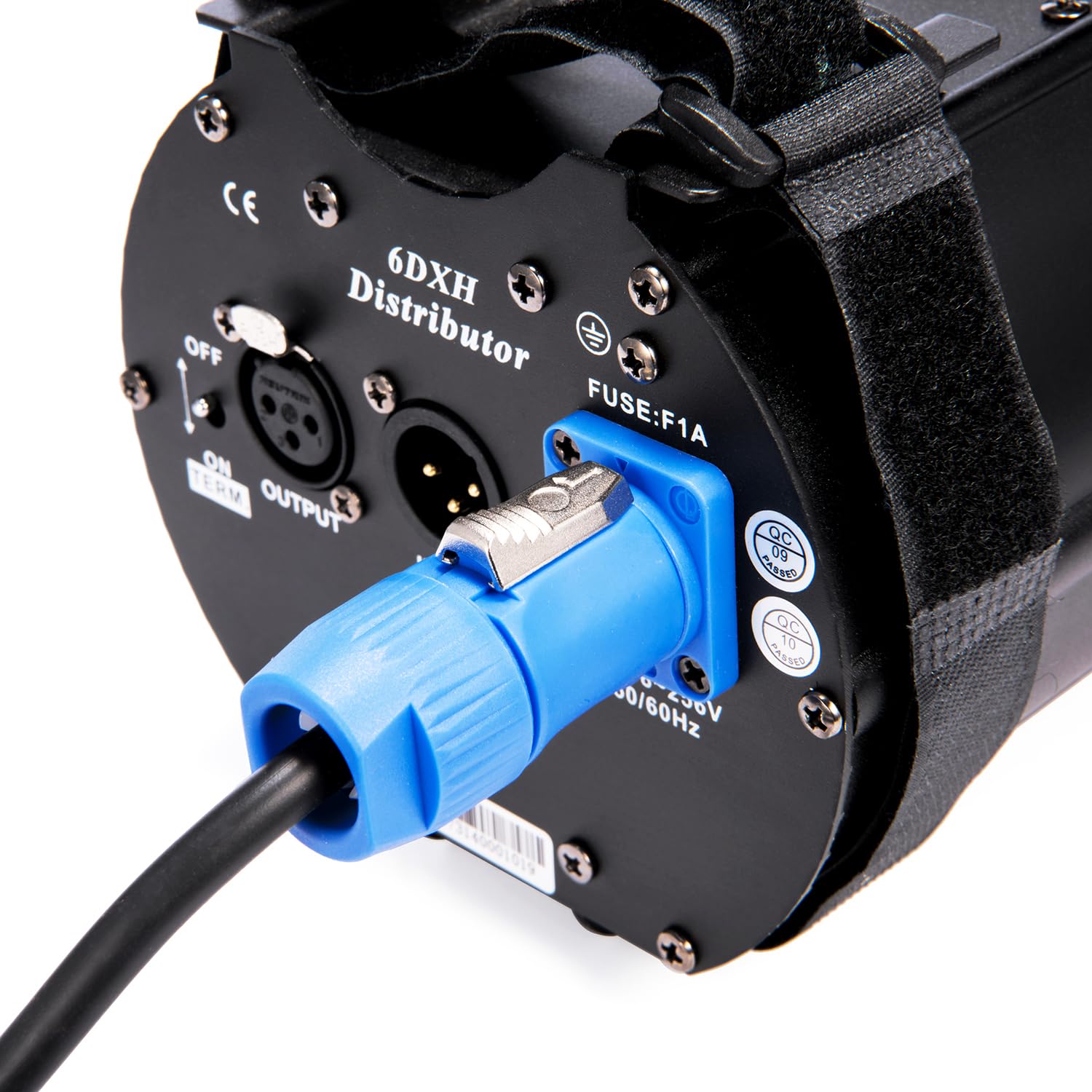Divisor Aislado de 6 Vías MFL DMX Amplificador con Salidas de 3 Pines