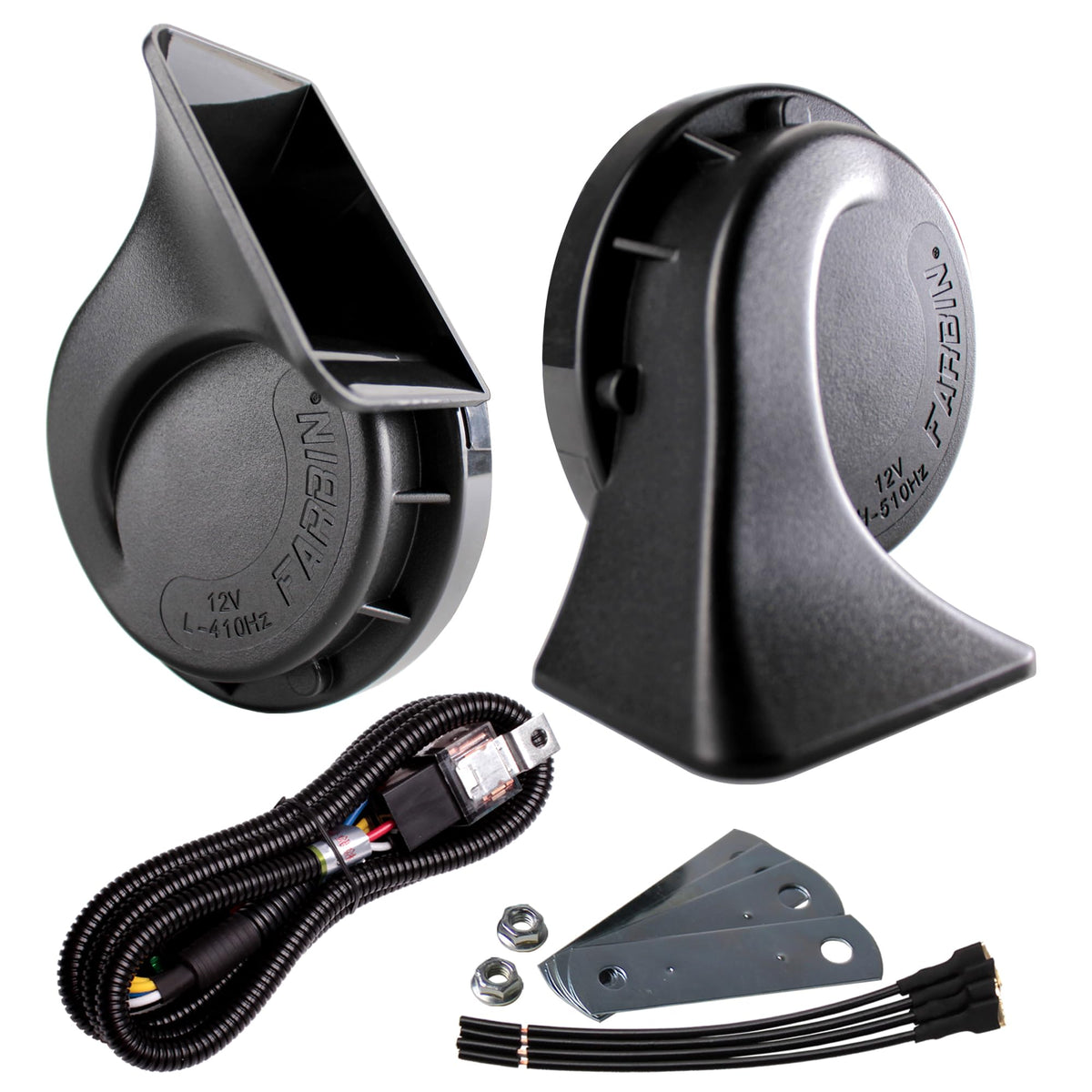 Bocina Compacta FARBIN 12 V Tono Alto 510 Hz