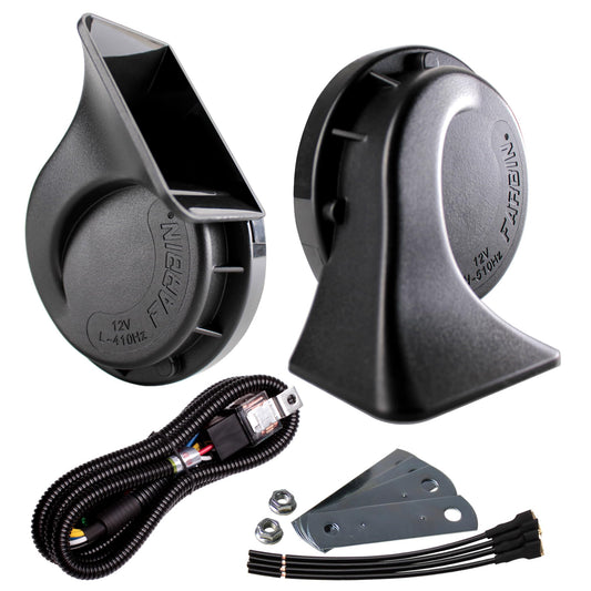 Bocina Compacta FARBIN 12 V Tono Alto 510 Hz
