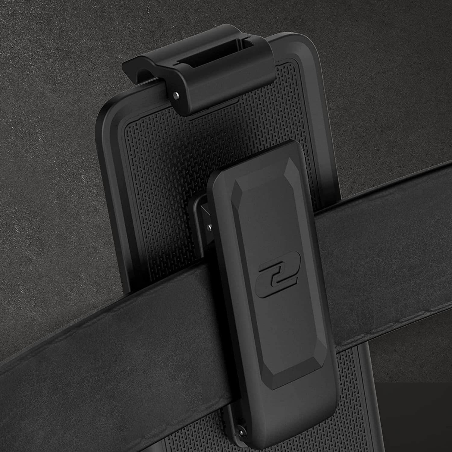 Funda Impermeable Encased Titan-X para iPhone 14 Pro Max compatible con MagSafe en Negro con Clip para Cinturón