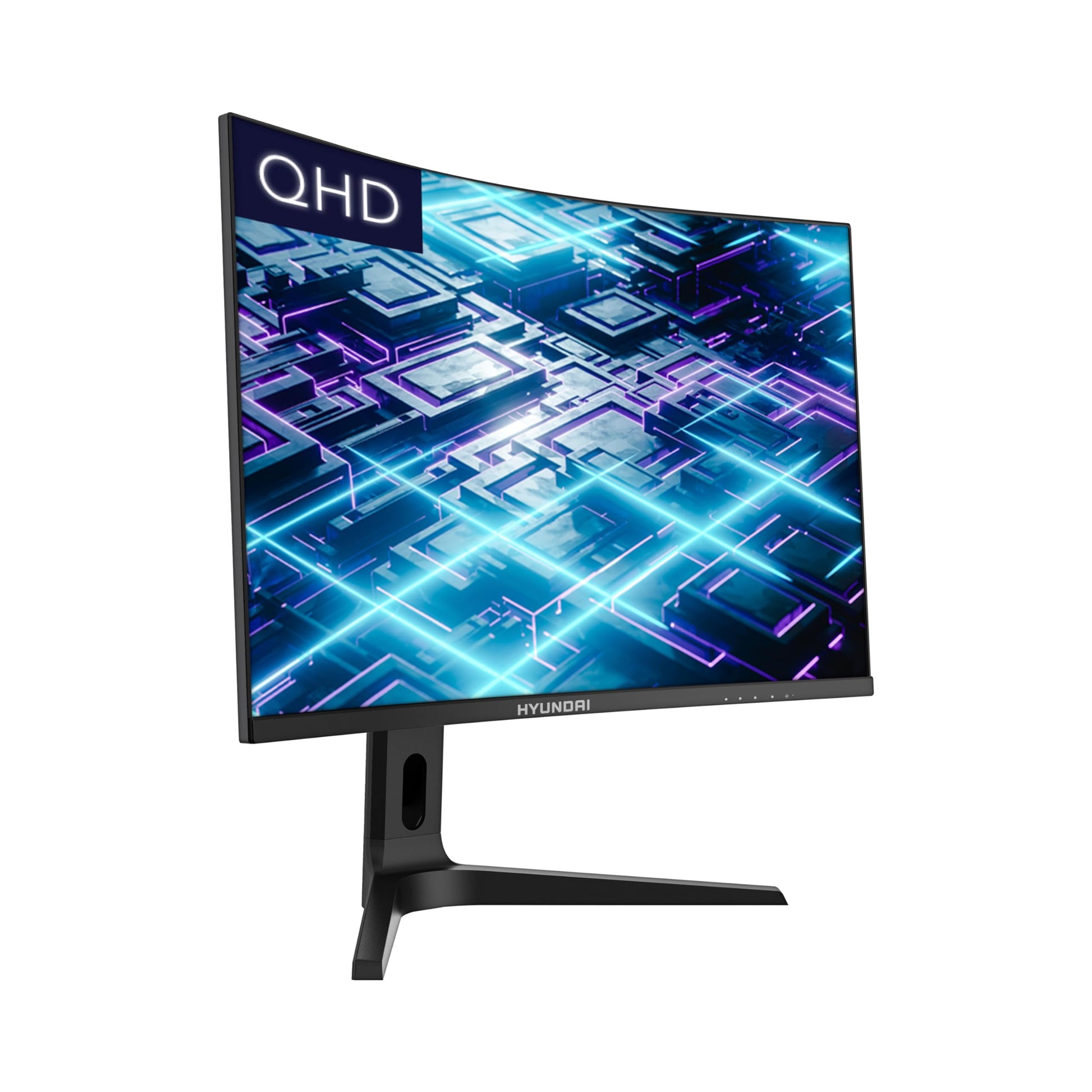 HYUNDAI Monnitor 32 Pulgadas Curved Gaming, 165Hz, QHD (2560x1440) LED,HDMI, VESA Mountable, Black, 32CGM Series – Black
