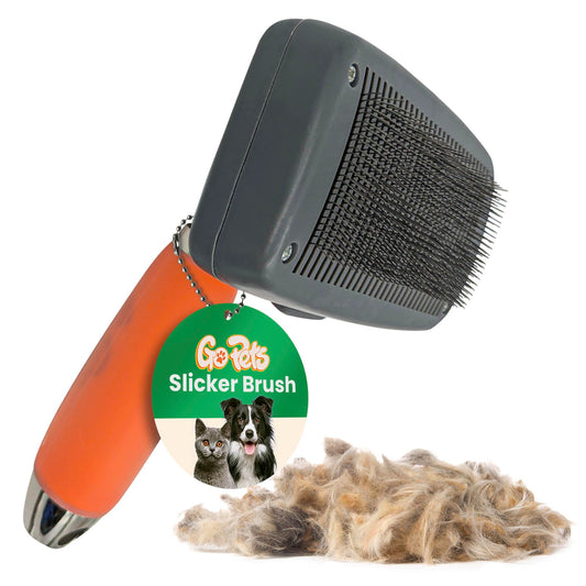 Cepillo Slicker Profesional Gopets Autolimpiante para Perros y Gatos