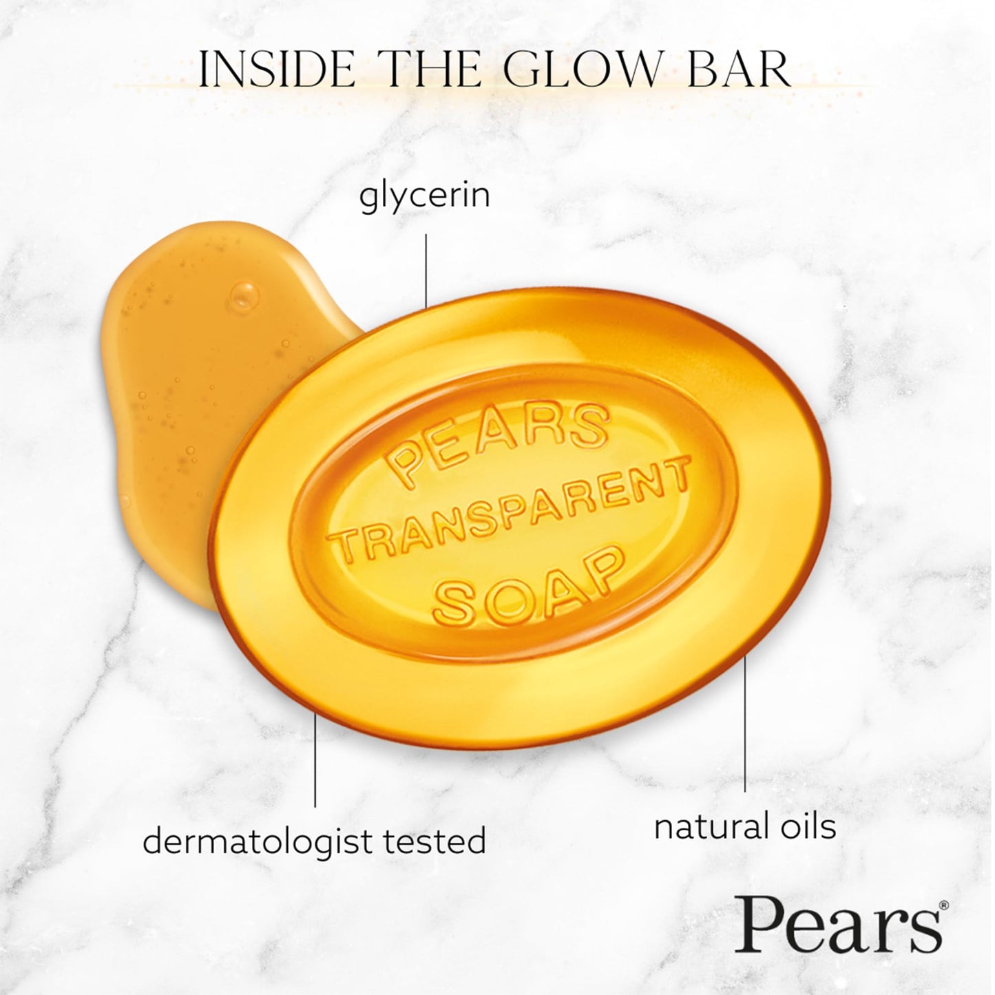 PEARS Jabón de peras, jabón facial y corporal, paquete variado, paquete de 12 – Paquete de jabón transparente puro y suave, jabón de glicerina hidratante para piel brillante, barras de jabón ámbar, azul y