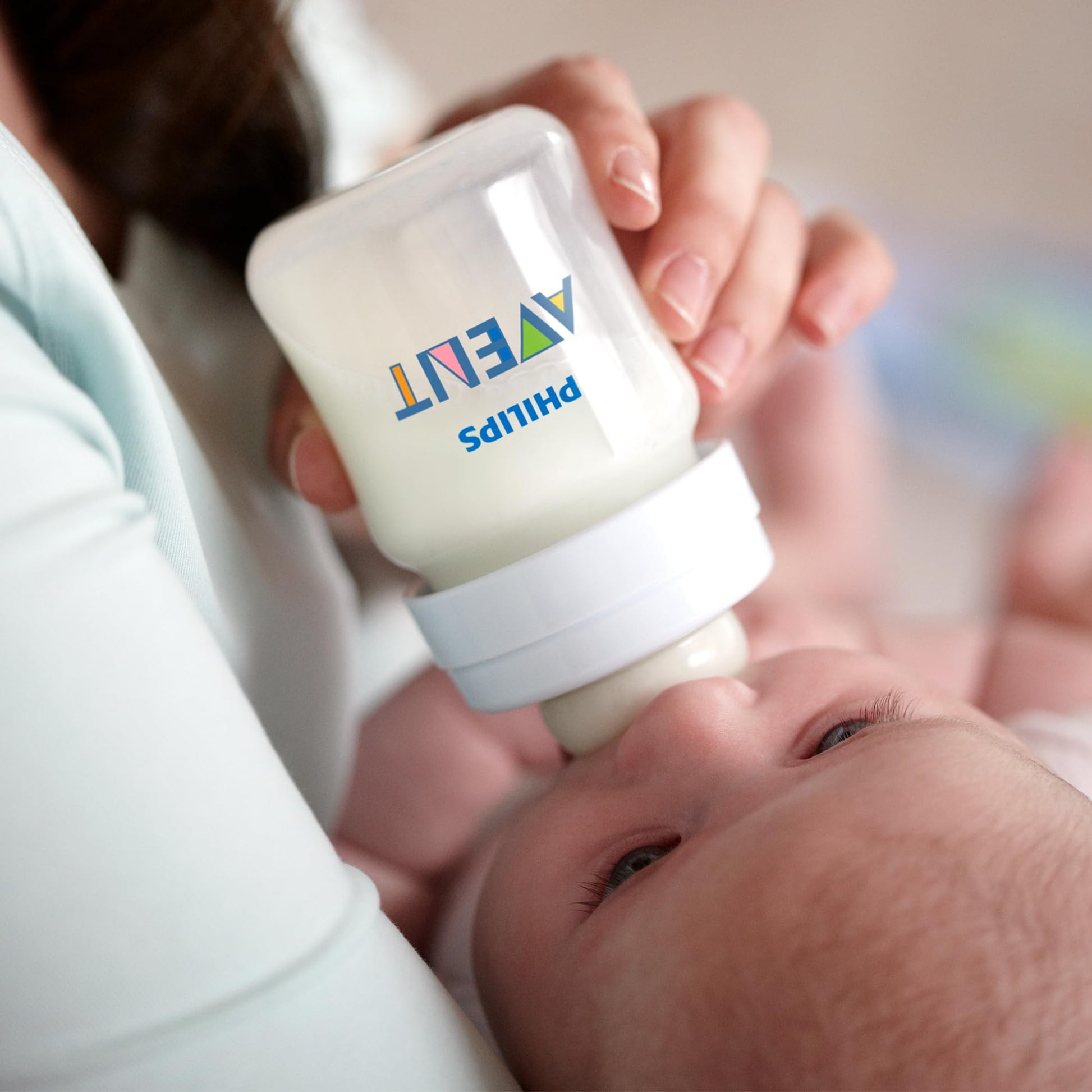 Biberón Philips Avent Azul con Válvula Anticólicos 125 ml 4 piezas