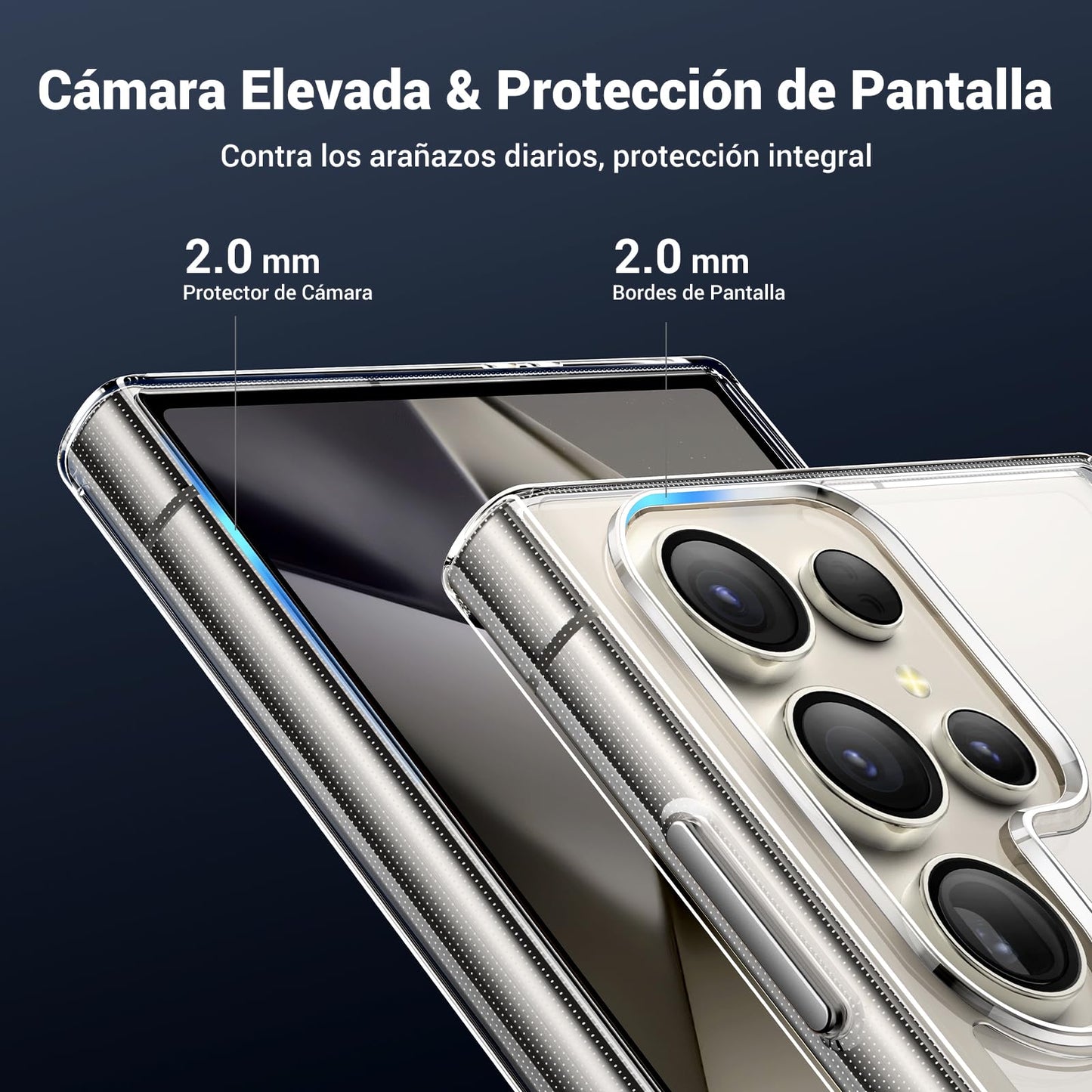 Funda Transparente UGREEN con Protección contra Caídas para Galaxy S24 Ultra