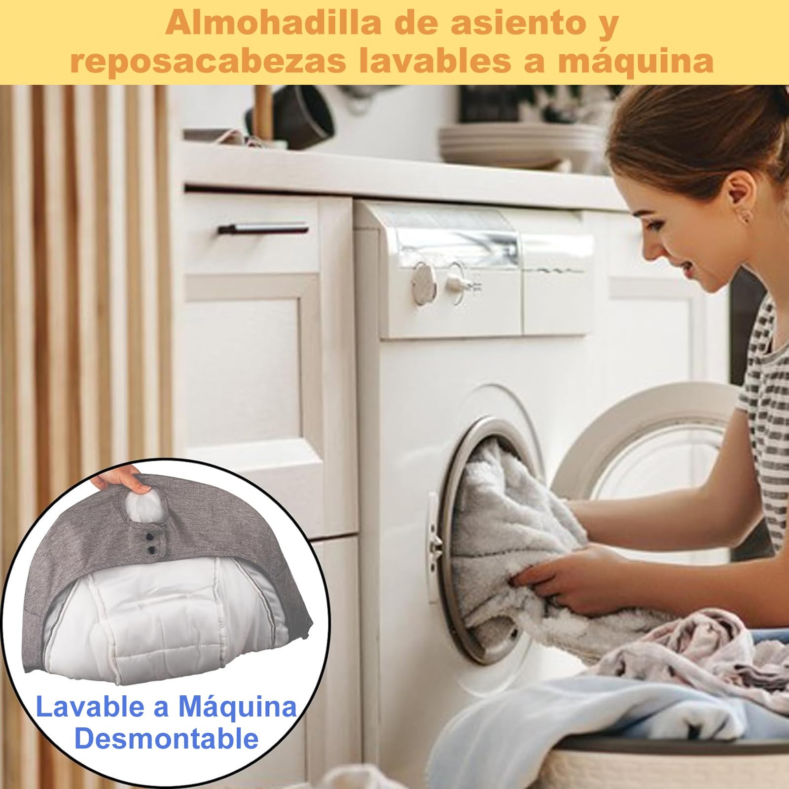 Mecedora Electrónica con Pantalla Digital y Control Inteligente de 5 Velocidades para Bebé