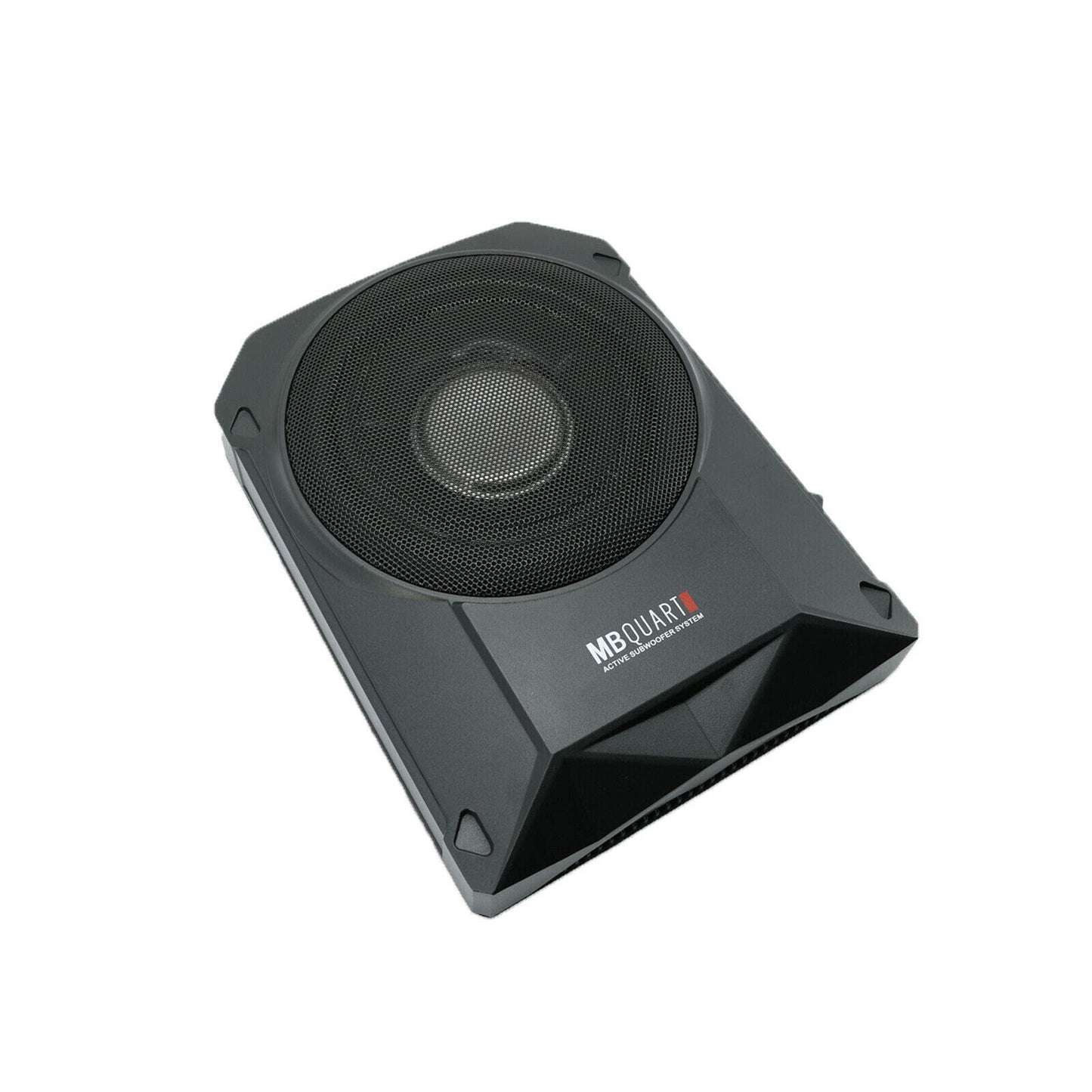 Subwoofer MB Quart Serie de Referencia 8 Pulgadas Negro con Amplificador Integrado para Coche, Barco, RV, ATV